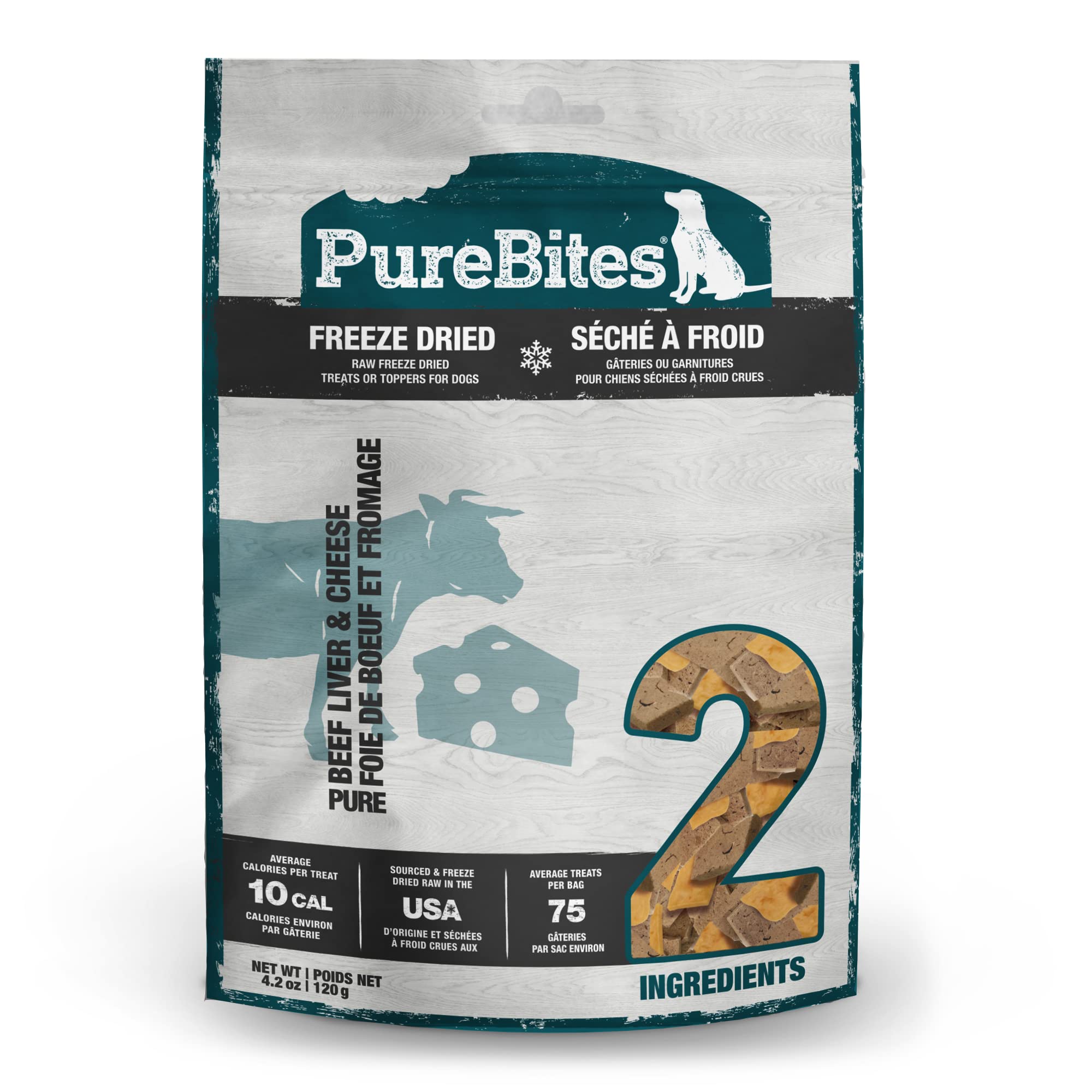 PureBites Beef & Cheese Freeze-Dried Treats For Dogs