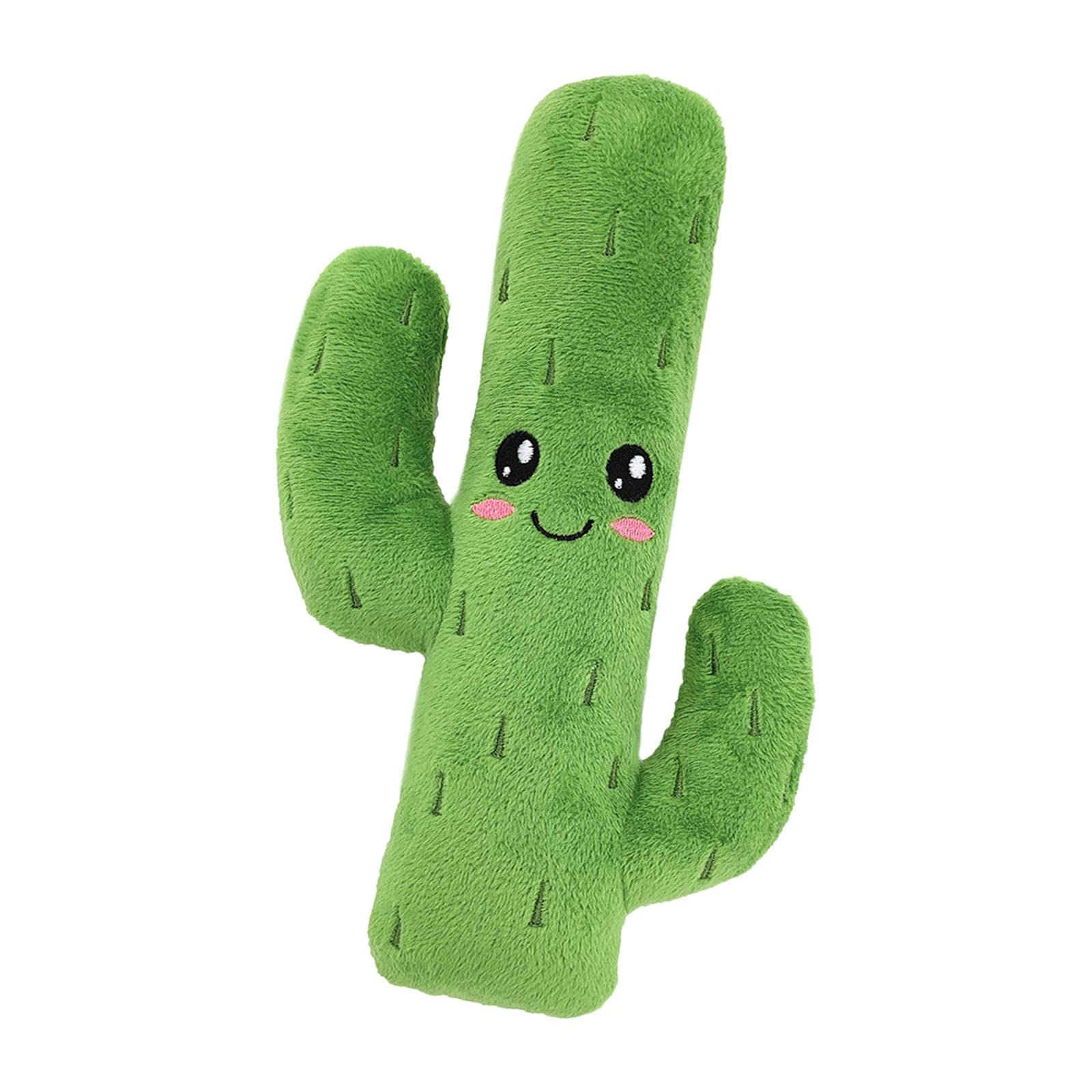 bnf Dog Squeak Toy Interactive Dog Chew Toy for Small Medium Large Dogs Cactus
