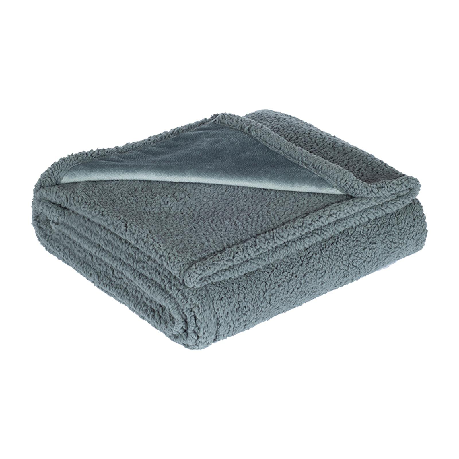 LOOM TREE Waterproof Dog Blanket Cat Blanket for Small Medium Dogs Pet Throw for Couch Gray 145Cmx216Cm