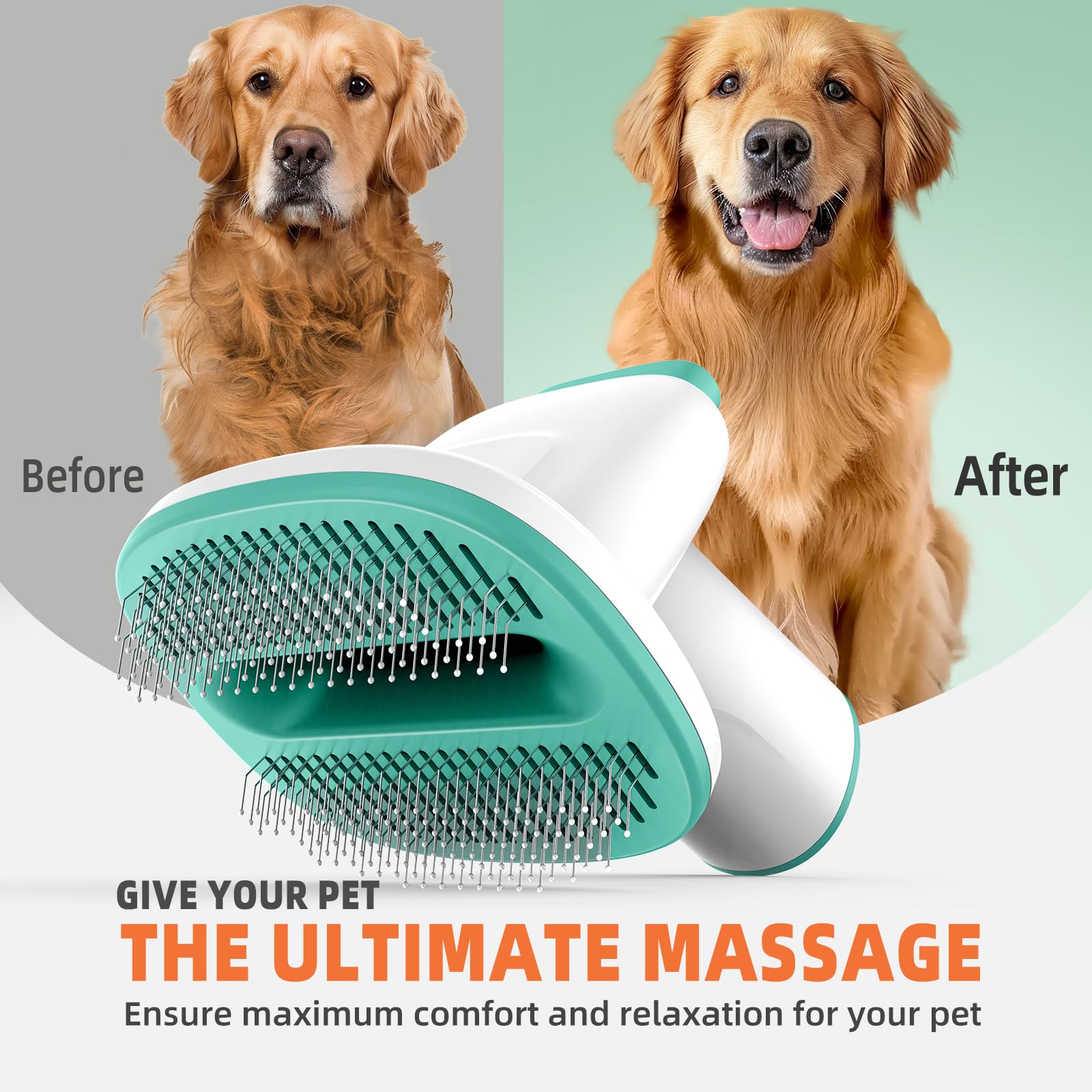 Buenkee Dog Grooming Vacuum, Dog Vacuum for Shedding Grooming, Low Noise Quiet Dogs Pet Fur Hair Remover Kit, 15kpa Cat Groomer