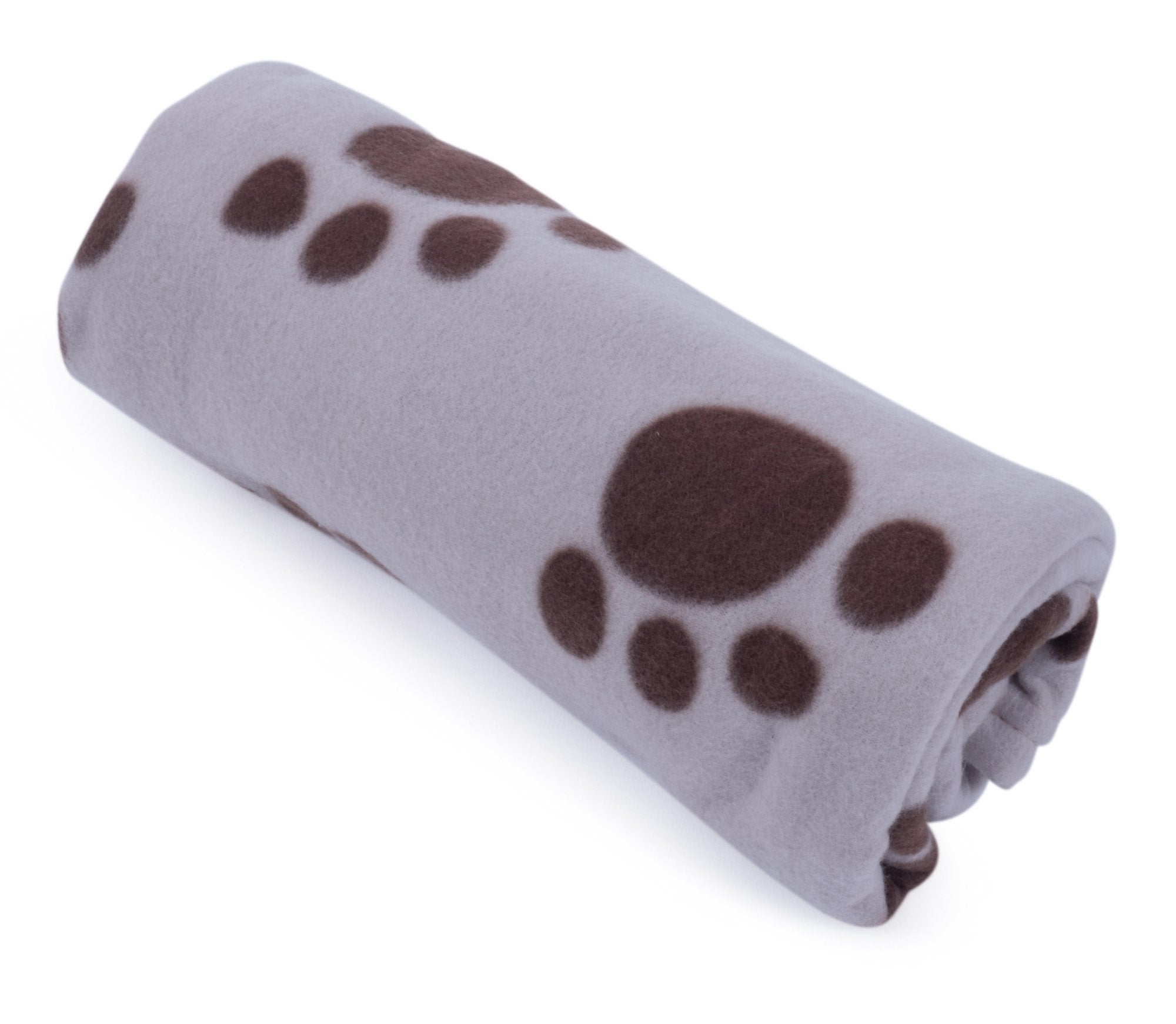 Petface Soft Fleece Comforter Paw Prints Blanket for Dog