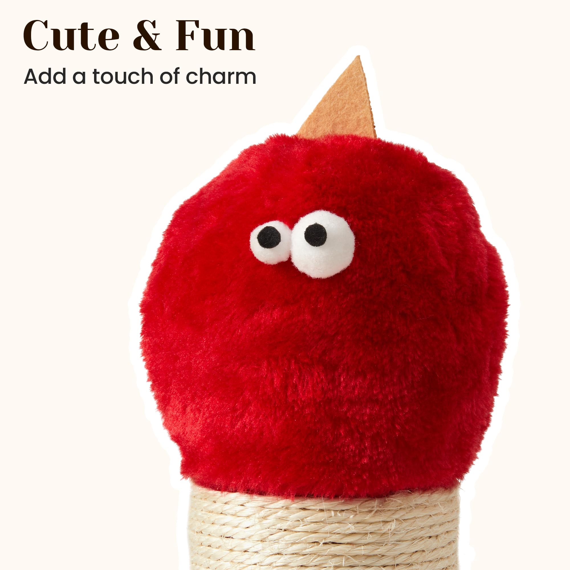 Fansafurn 22In Cat Scratching Post (Red)