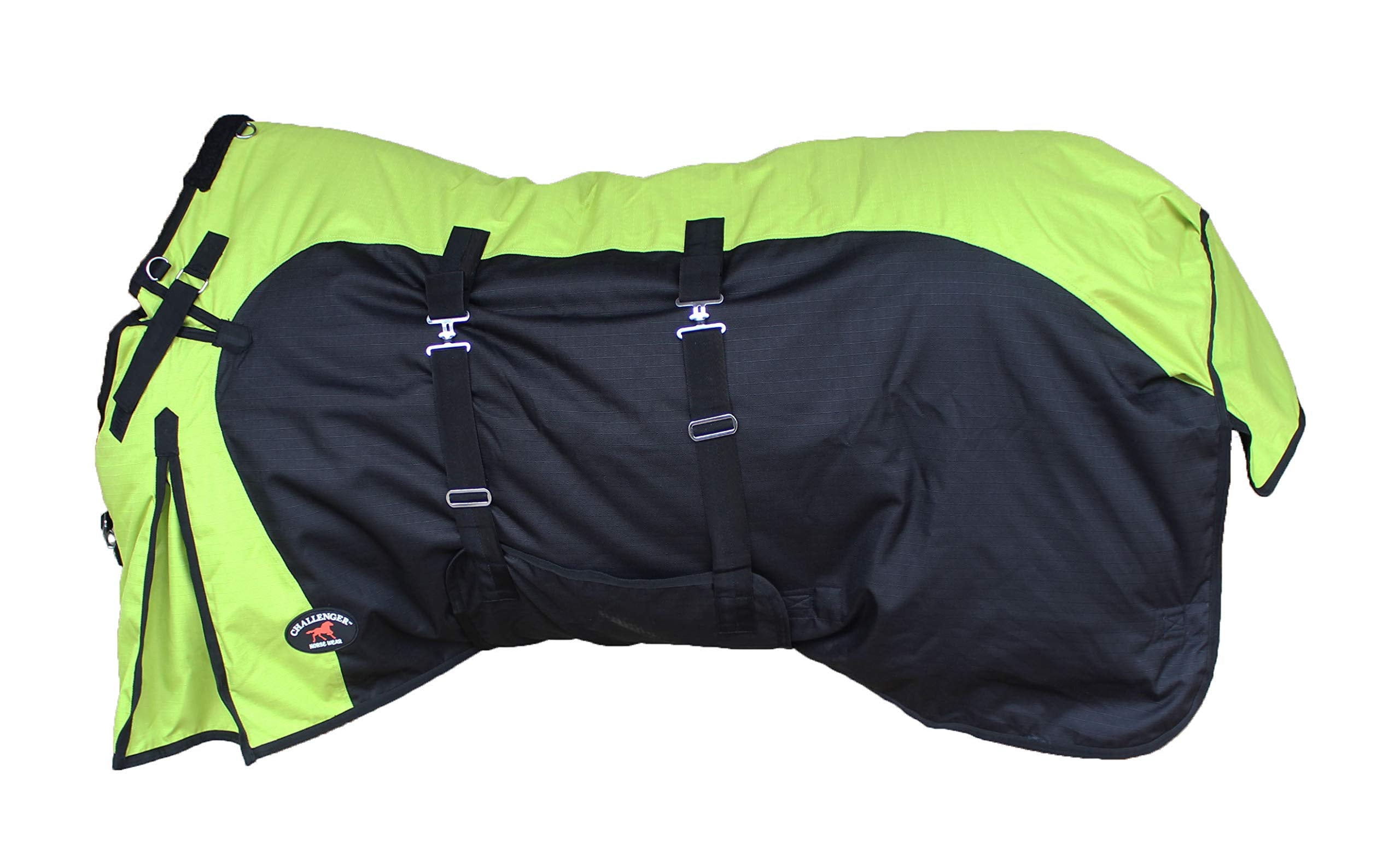 CHALLENGER 64 1200D Turnout Waterproof Rain Horse Sheet Light Winter Blanket Fleece Lining 381LG
