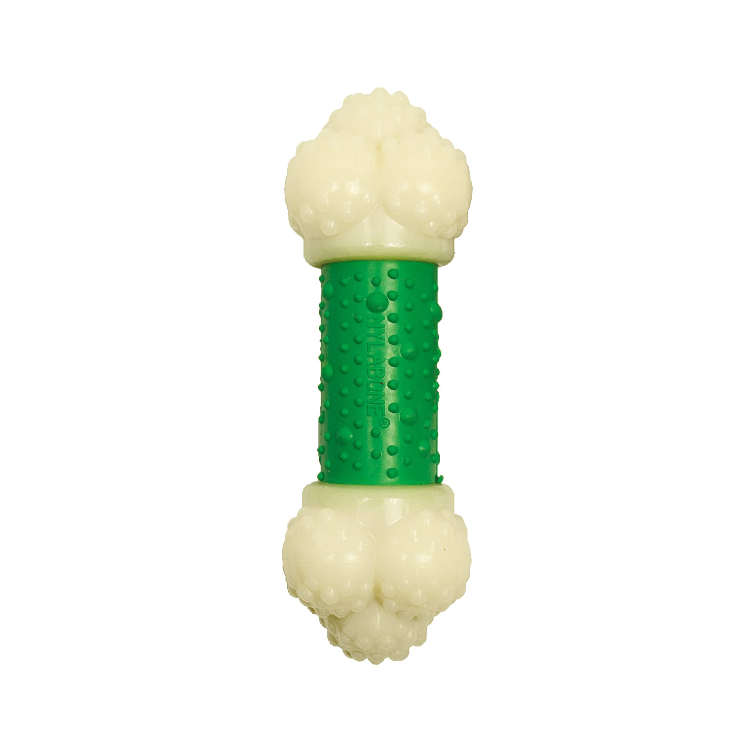 Nylabone Double Action Power Chew Durable Dog Toy Small - Up to 25 lbs.