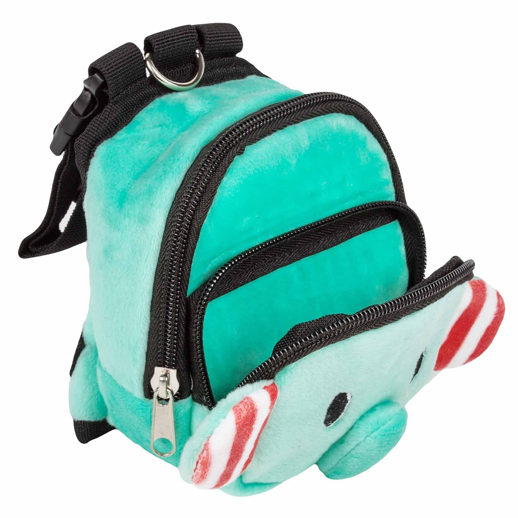 Pet Life  'Dumbone' Dual-Pocketed Compartmental Animated Dog Harness and Pet Backpack Carrier with Added Pouch Along The Dog Pac
