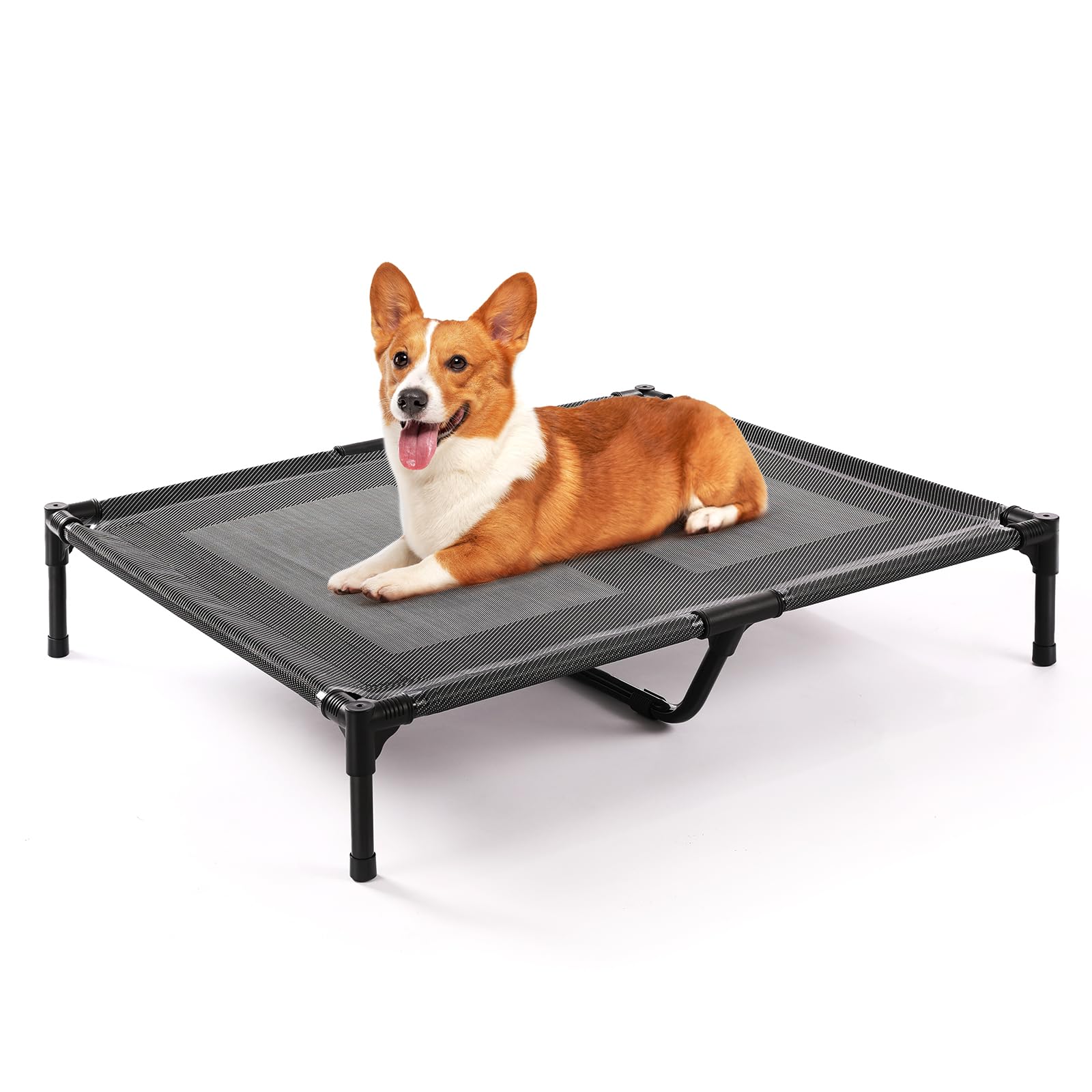 Petizer 36'' Elevated Dog Bed For Large Dogs, Outdoor Waterproof, Raised Cooling Pet Bed, Washable Breathable Xl Dog Bed With Su
