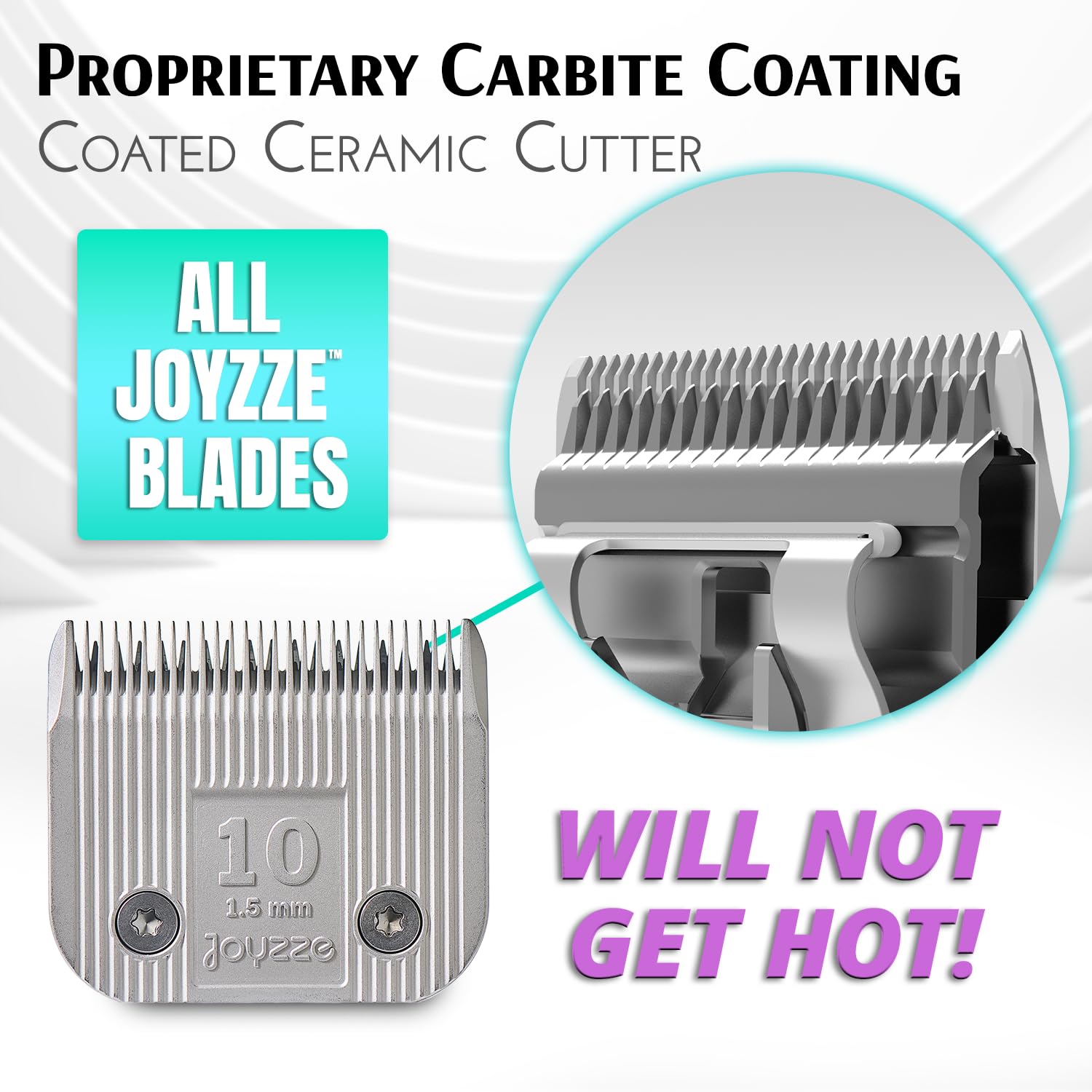 Joyzze Raptor/Falcon Series A Blade - Professional Grade Dog Clipper Grooming Blade, Detachable, Replacement Blades - Stainless