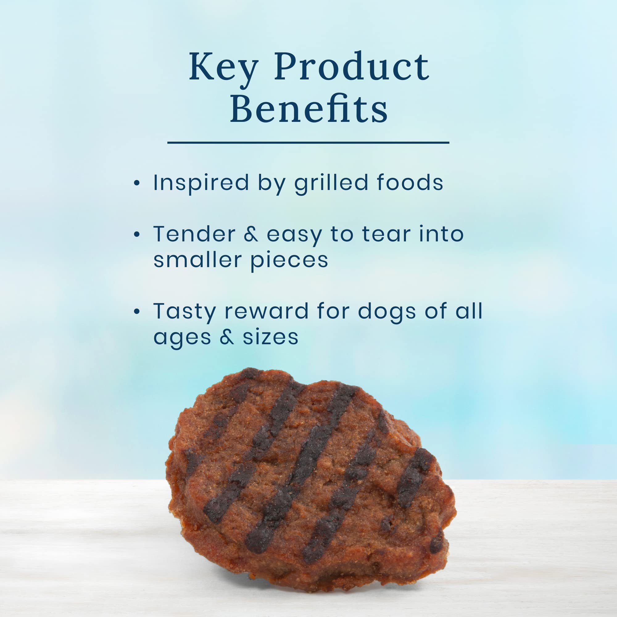 Blue Buffalo Nudges Grillers Natural Dog Treats, Beef, 16oz