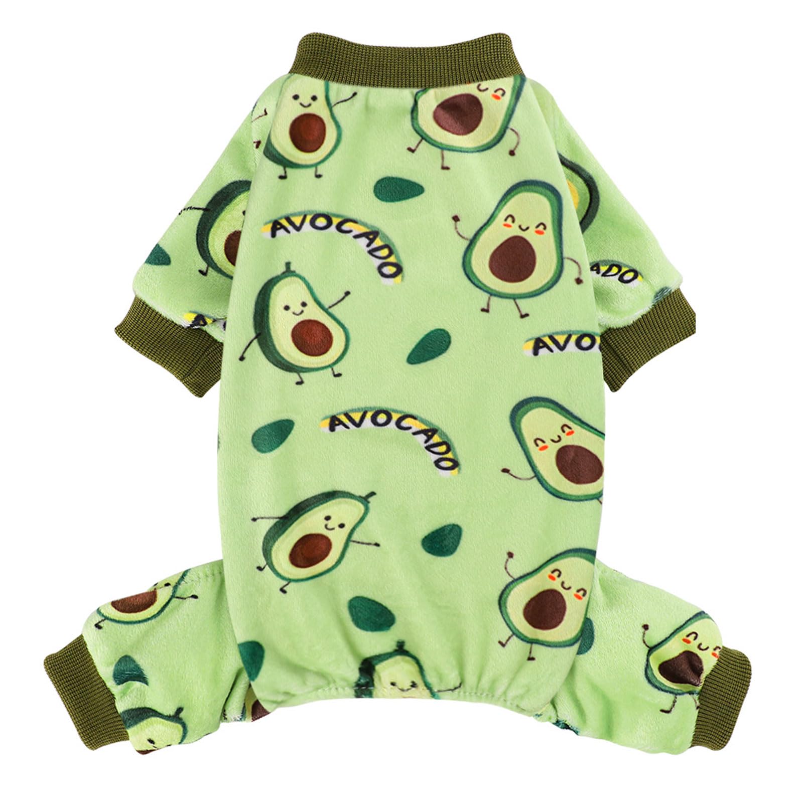 Kosiyi Dog Pajamas Puppy Clothes for Small Dogs Girl Boy, Stretch Fleece Winter Spring Dog Outfit, Lightweight Velvet Pet Jumpsu