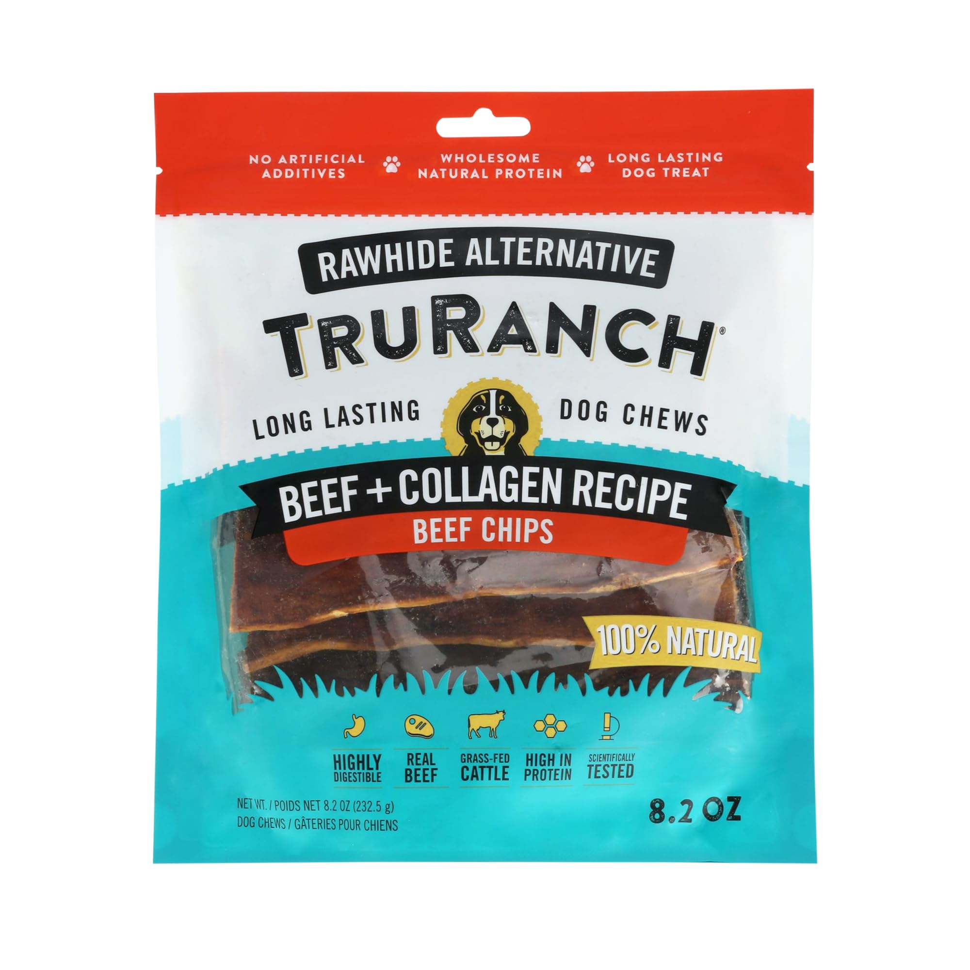 TRURANCH Collagen Chips - Collagen Dog Treats - Long Lasting Healthy Joint Support - Rawhide Alternative Chips - Skin & Coat Hea