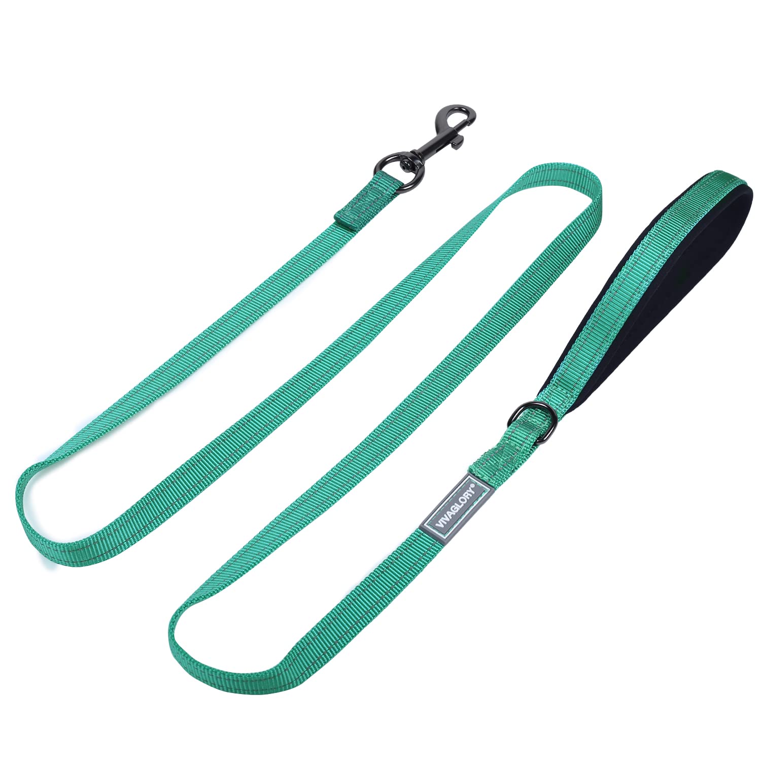 Vivaglory Dog Leash, Dog Training Leash With Comfortable Neoprene Padded Handle, Heavy Duty Walking Leash For Small & Medium Dogs