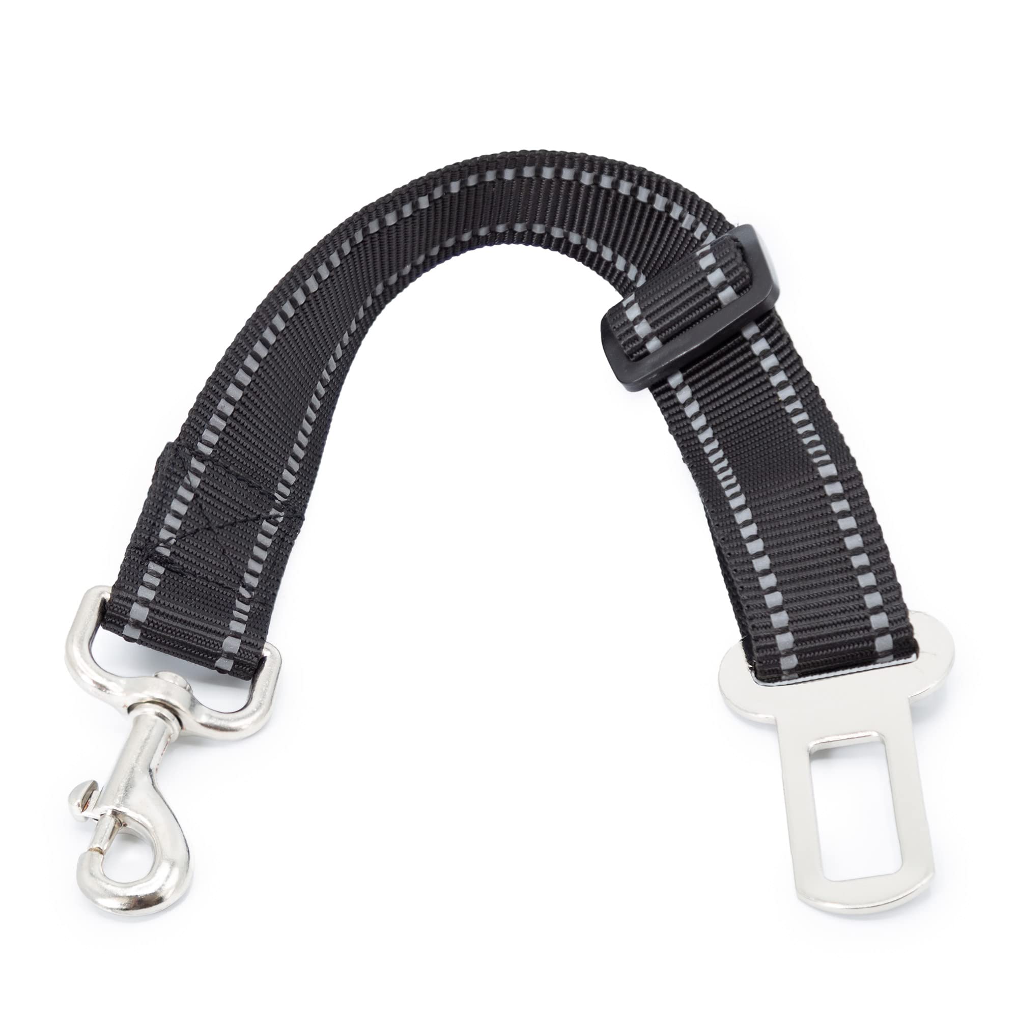 Poodle Pet Easy Click Car Seat Belt For Dogs | Adjustable Length Nylon Strap And Metal Car Seat Buckle | Safe And Secure Dog Sea