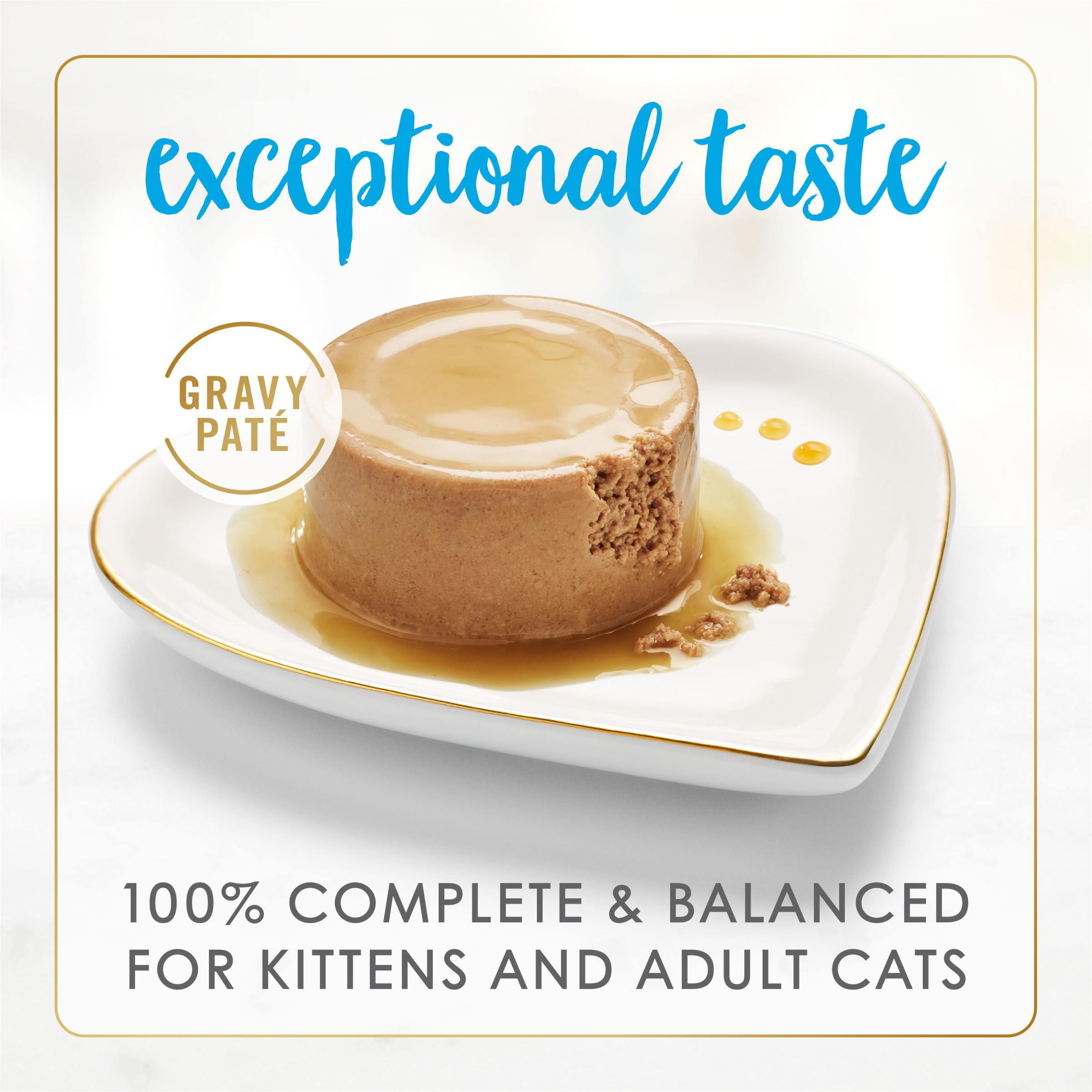 Fancy Feast Purina Gravy Lovers Ocean Whitefish and Tuna Feast Pate in Wet Cat Food Gravy - (Pack of 24) 3 oz. Cans