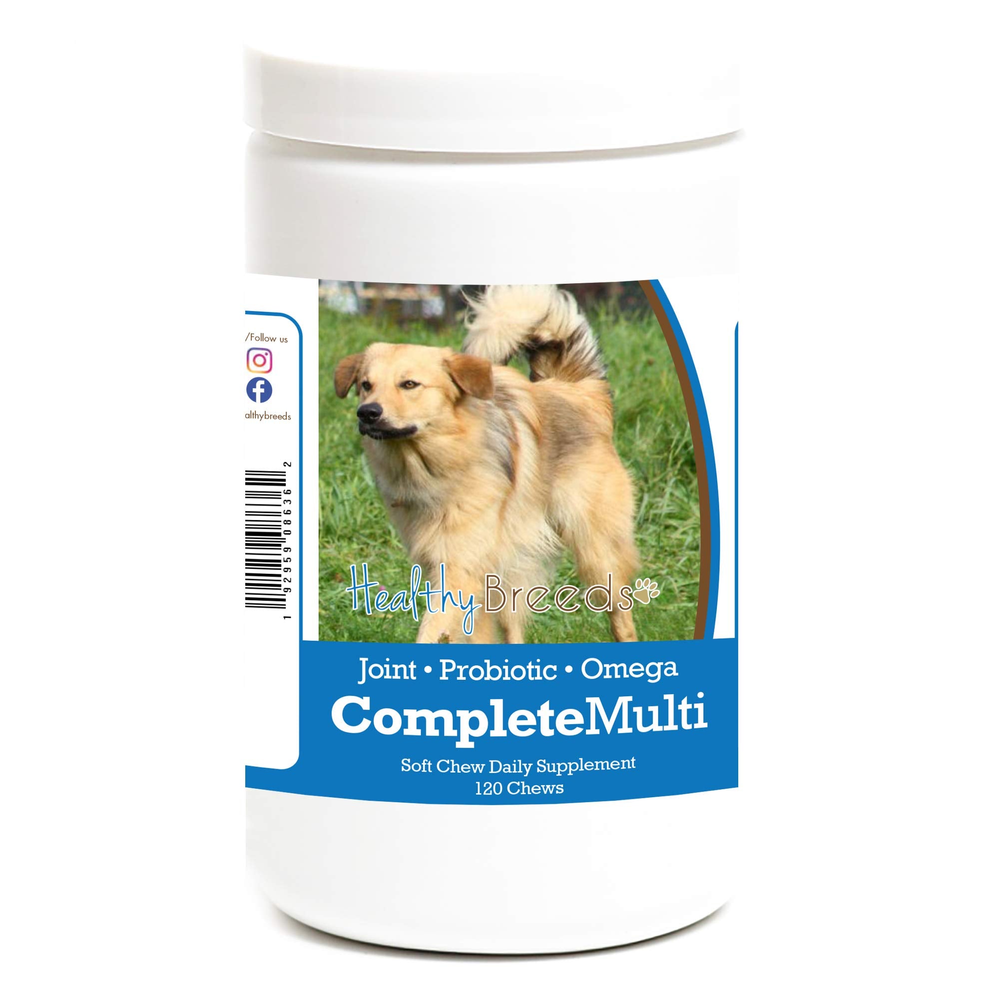 Healthy Breeds Chinook All in One Multivitamin Soft Chew 120 Count