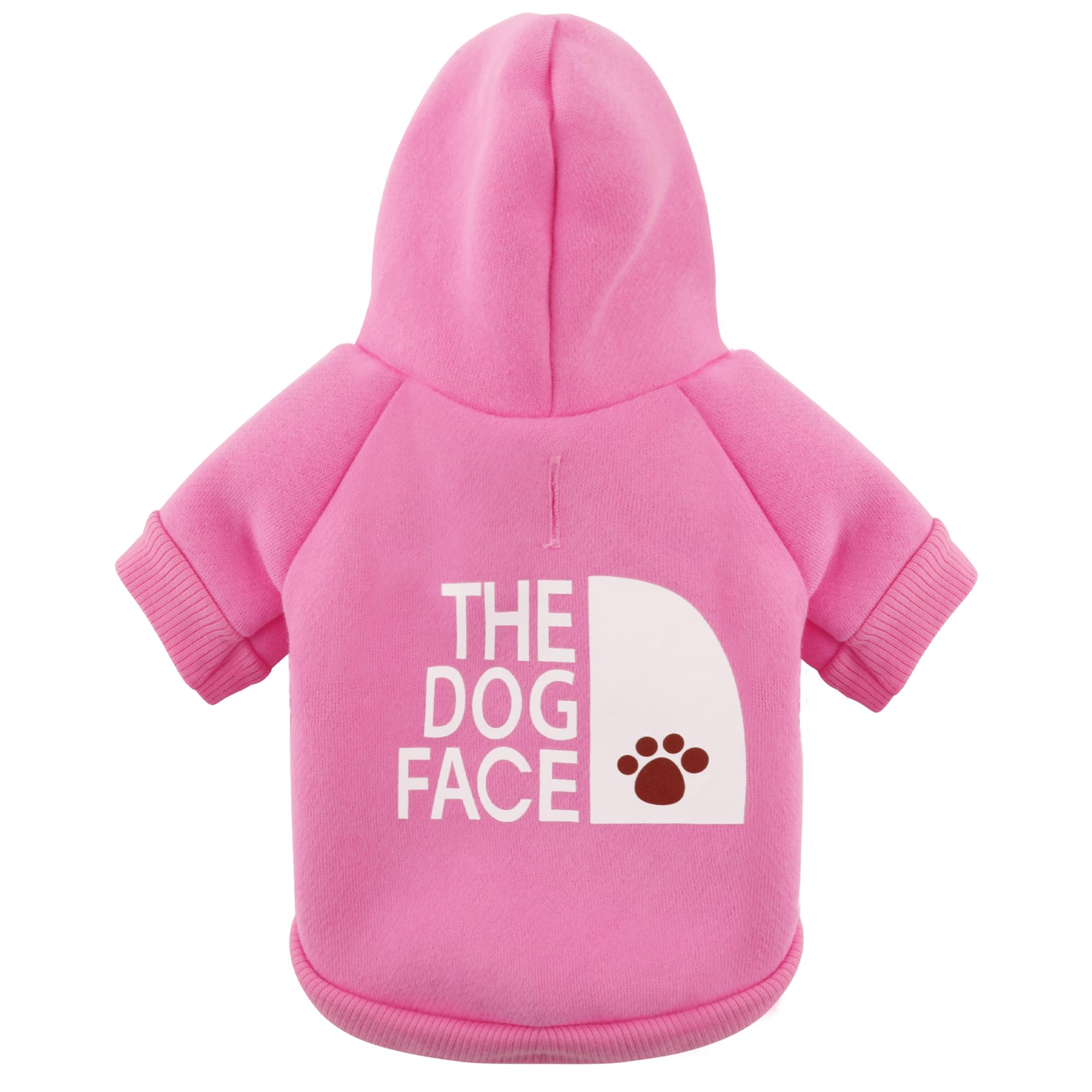Paiaite Pink Chihuahua Dog Hoodie: Keep Your Pup Warm And Stylish With A 'The Dog Face' Printed Sweatshirt, Pet Clothes, And Swe