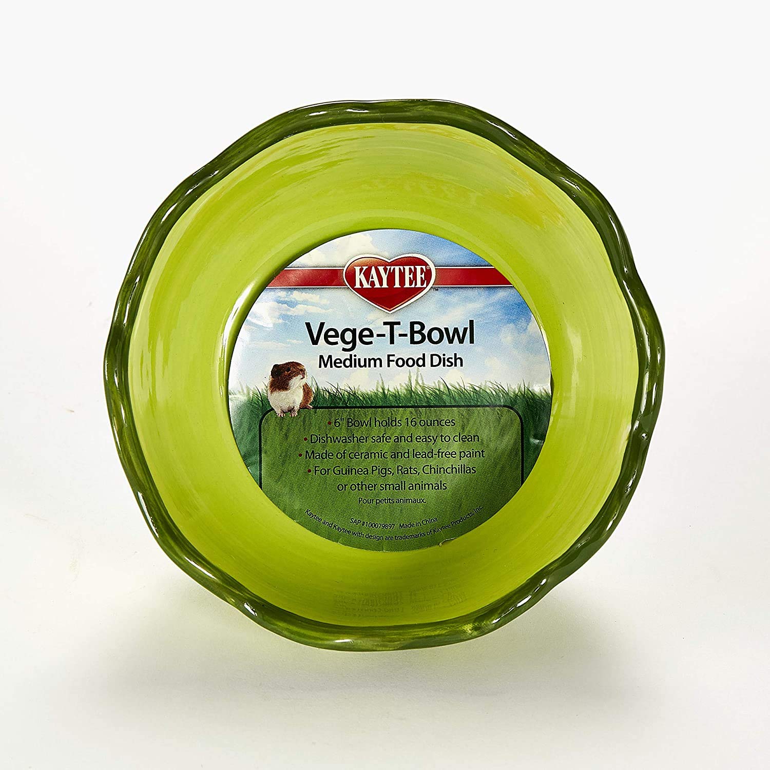 Kaytee 2 Pack of Vege-T-Bowl, Cabbage, 16 Ounces