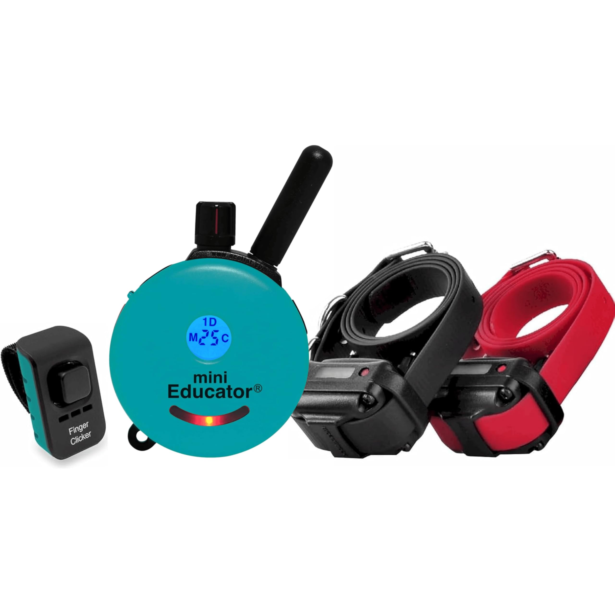 E-Collar - Educator ET-302T-C 1/2 Mile Waterproof Remote Dog Training Collar Includes Premium Finger Clicker Trainer, 100 Progra