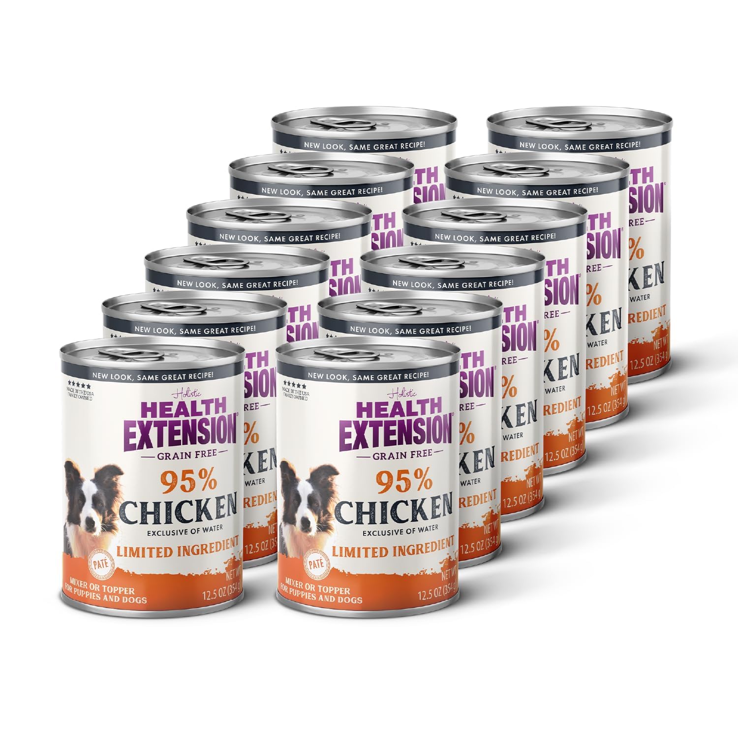 Health Extension Chicken Entr  e Wet Dog Food Grain-Free, 12.5 oz - Protein-Rich Recipe, Hydration Support, Ideal for Sensitive