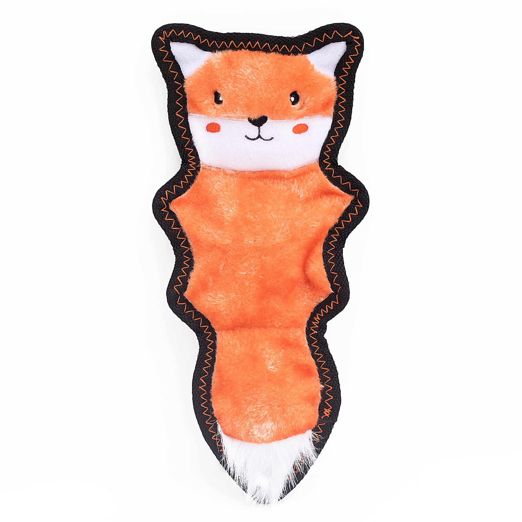 Zippypaws Zp880 Z Stitch Skinny Peltz Fox Squeak Toy