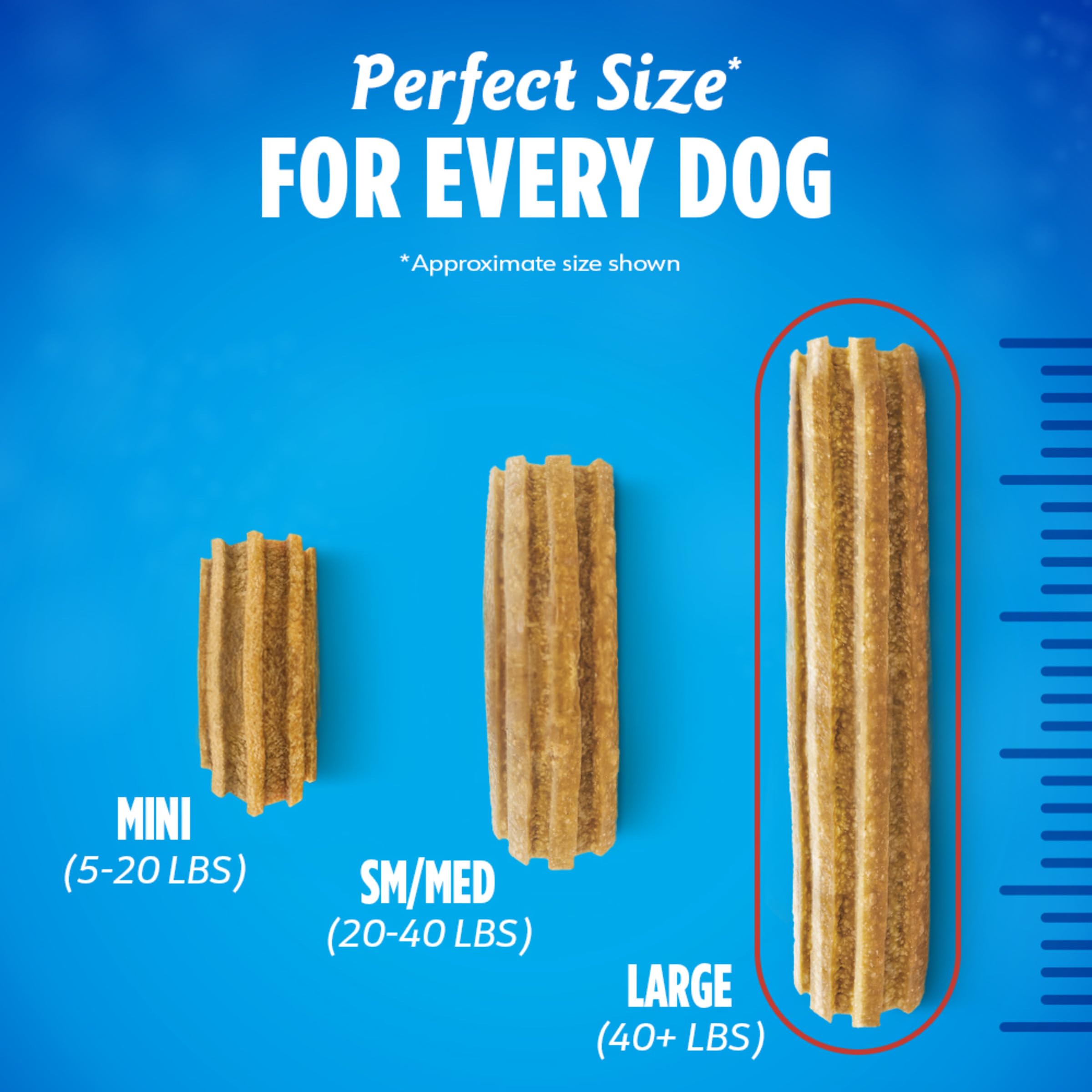 Purina DentaLife Made in USA Facilities Large Dog Dental Chews, Daily