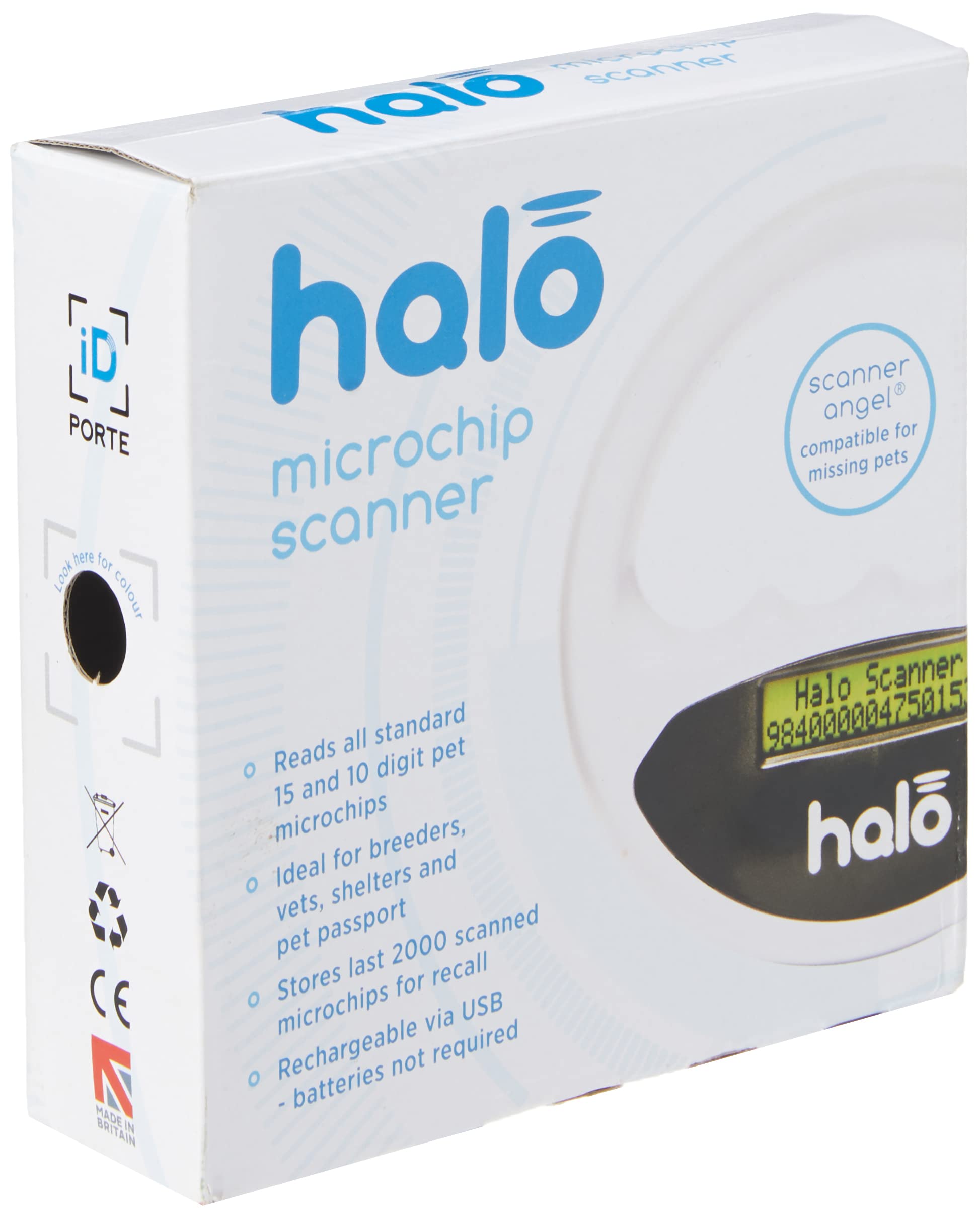 Pet Technology Store Halo Scanner - One Size, Blue, Model 02-6255