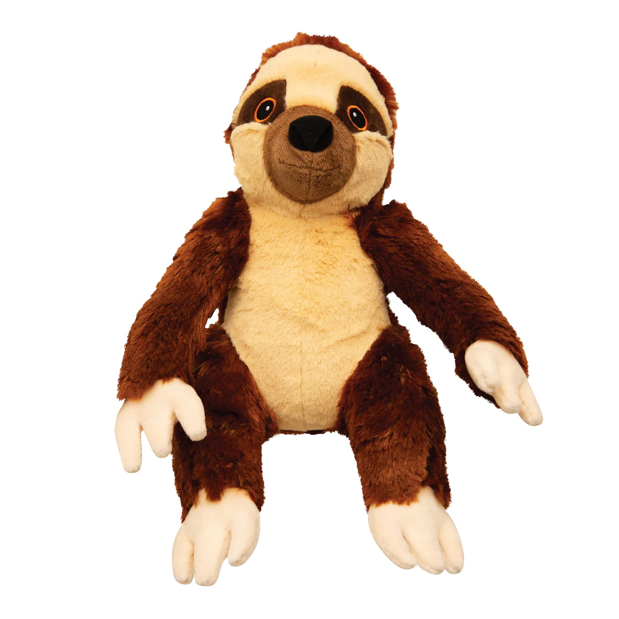 Snugarooz Sasha The Sloth Dog Toy with Repair Patch - Soft Plush - Squeaker & Crinkle - Ideal for Large Dogs Non-Toxic & Durable