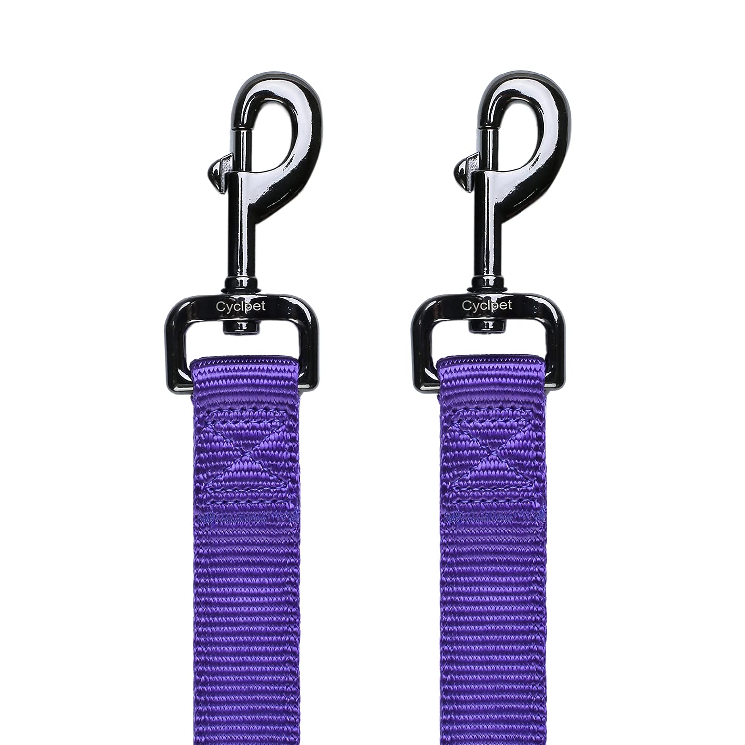 Cyclpet Premium 18 Inches Nylon Short Dog Leash With Heavy Duty Clasp And Comfortable Padded Handle For Large Medium Breed Dogs