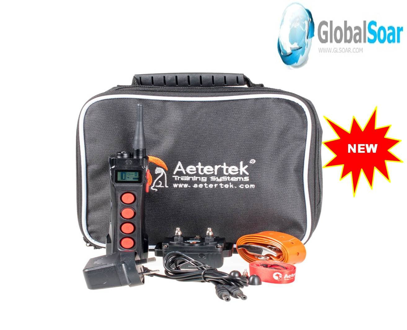 Aetertek 1100 Yard Remote Dog Training Collar - Waterproof, Auto Anti Bark, 1-Dog Kit, Model AT-919C-1