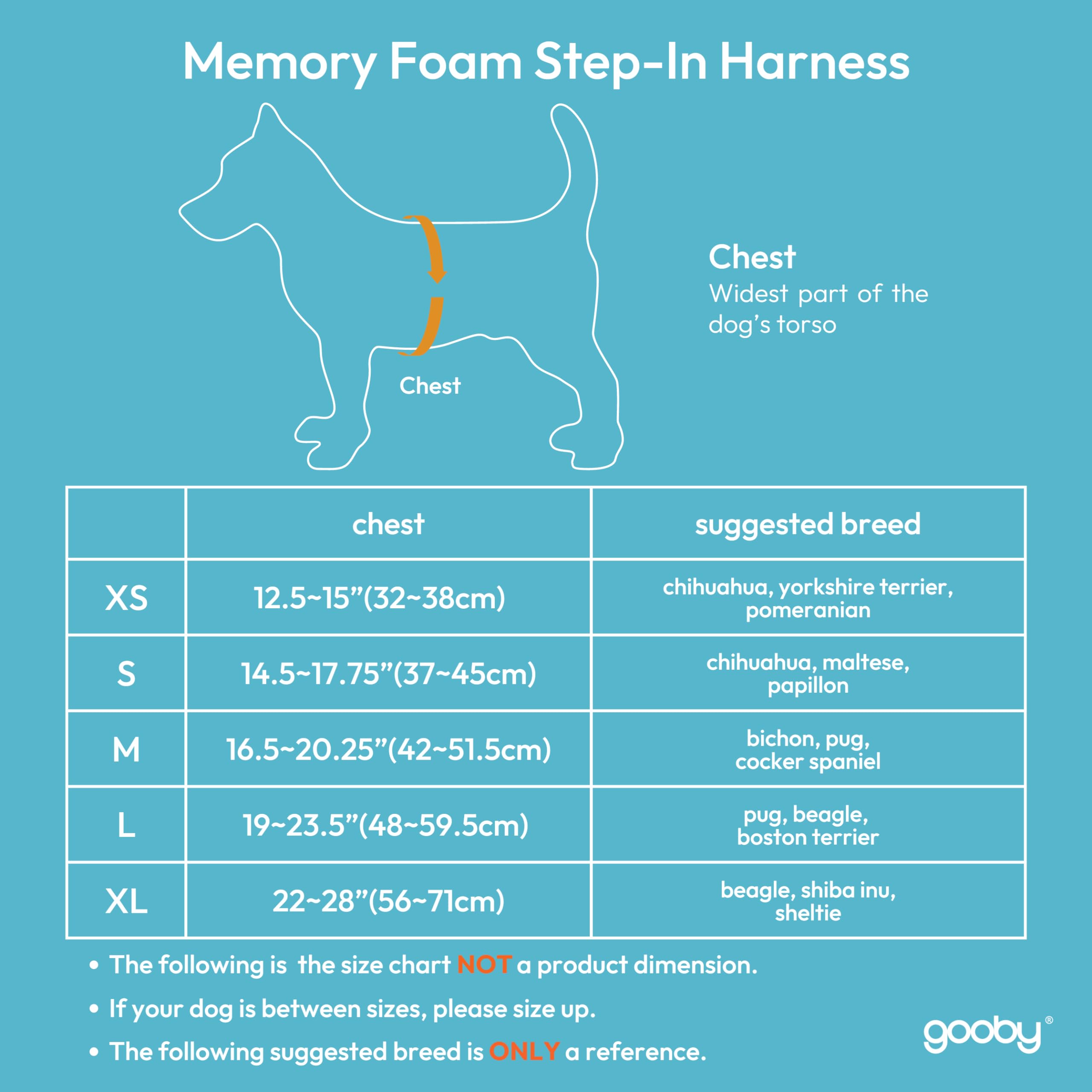 Gooby Memory Foam Step In Harness - Green, Small - No Pull Small Dog Harness Patented Choke-Free X Frame - Perfect On The Go Dog Harness For Medium Dogs No Pull Or Small Dogs