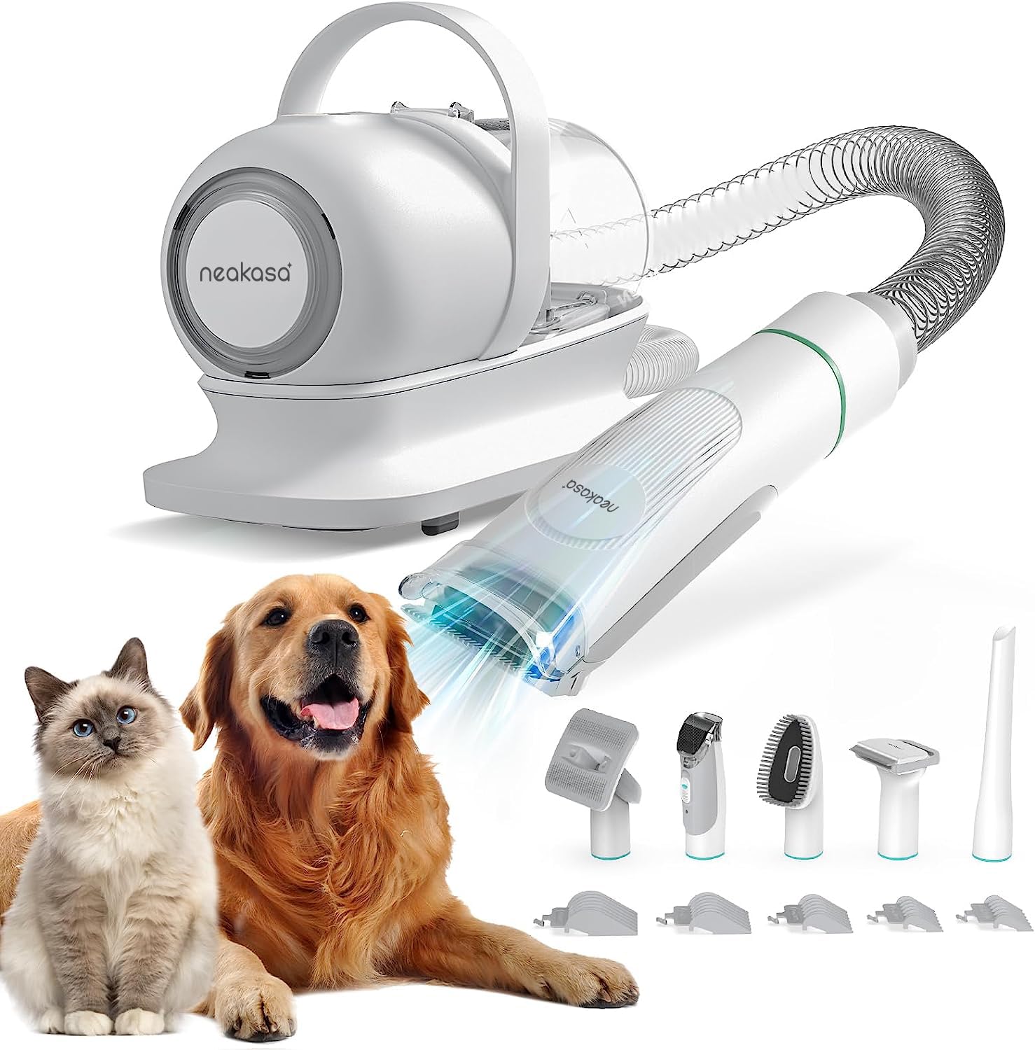 Neabot P1 Pro Professional Grooming Kit W/ Vacuum Suction For Dogs And Cats