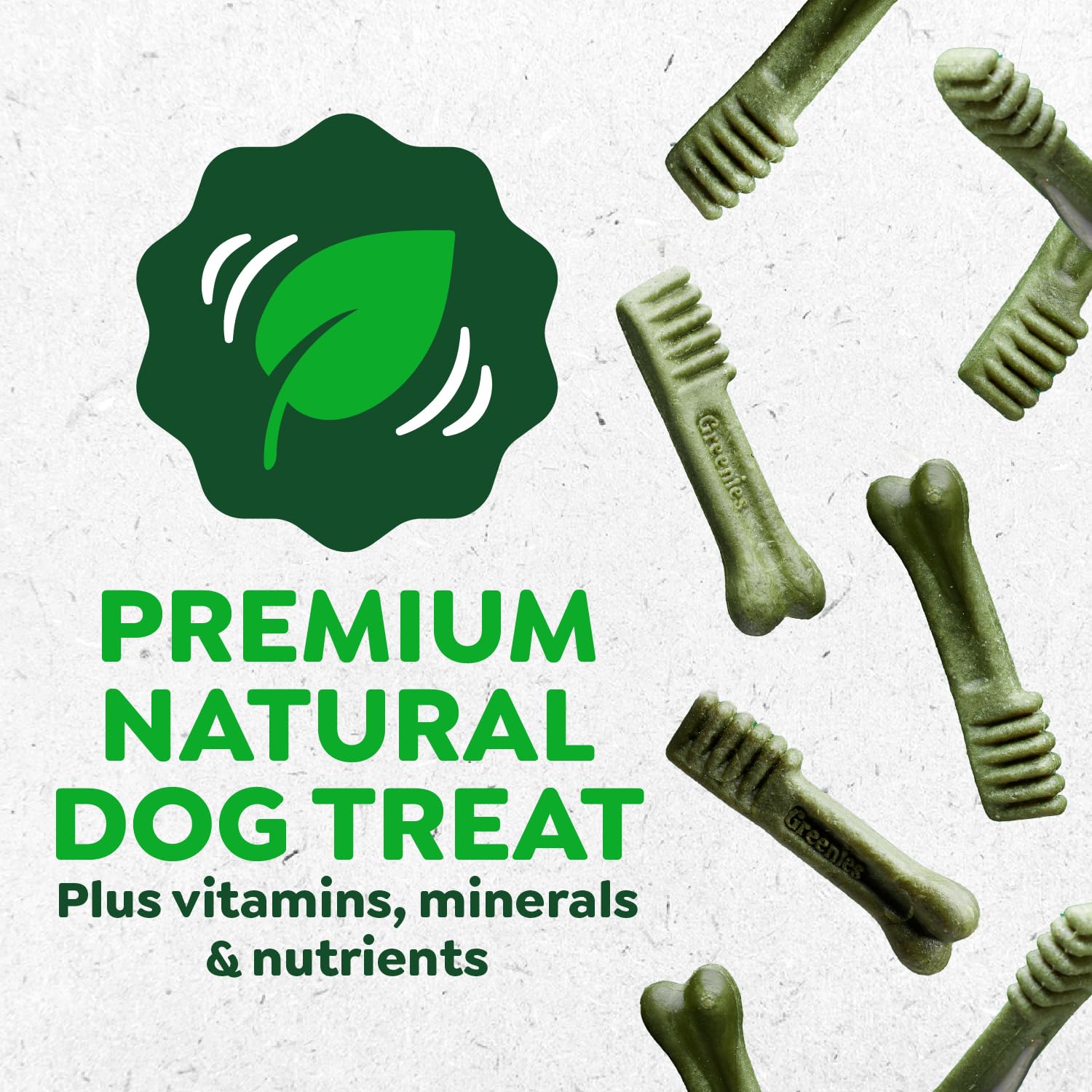 Greenies Puppy Regular Size Natural Dental Dog Treats, 6 oz. Pouch (6 Treats)