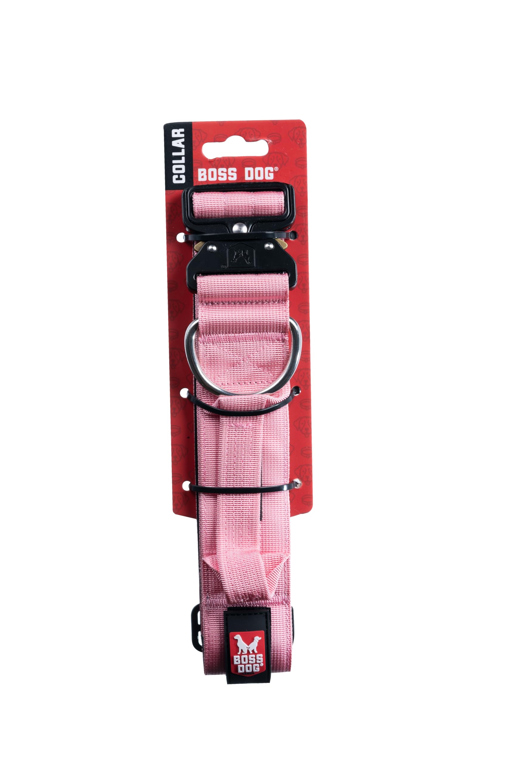 Boss Dog Tactical Collar, Pink, Large