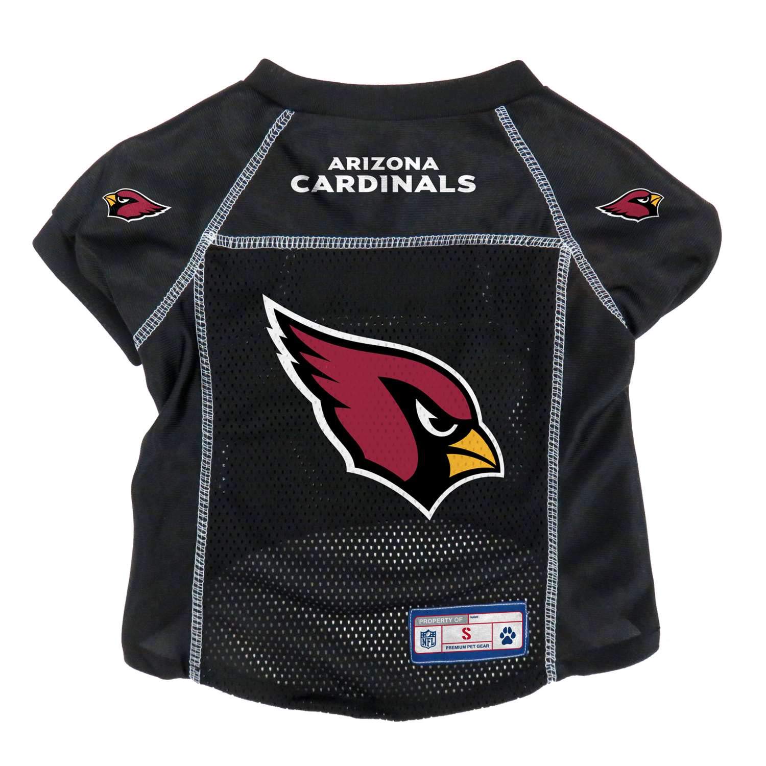 Littlearth NFL Arizona Cardinals Basic Pet Jersey, Team Color, Large