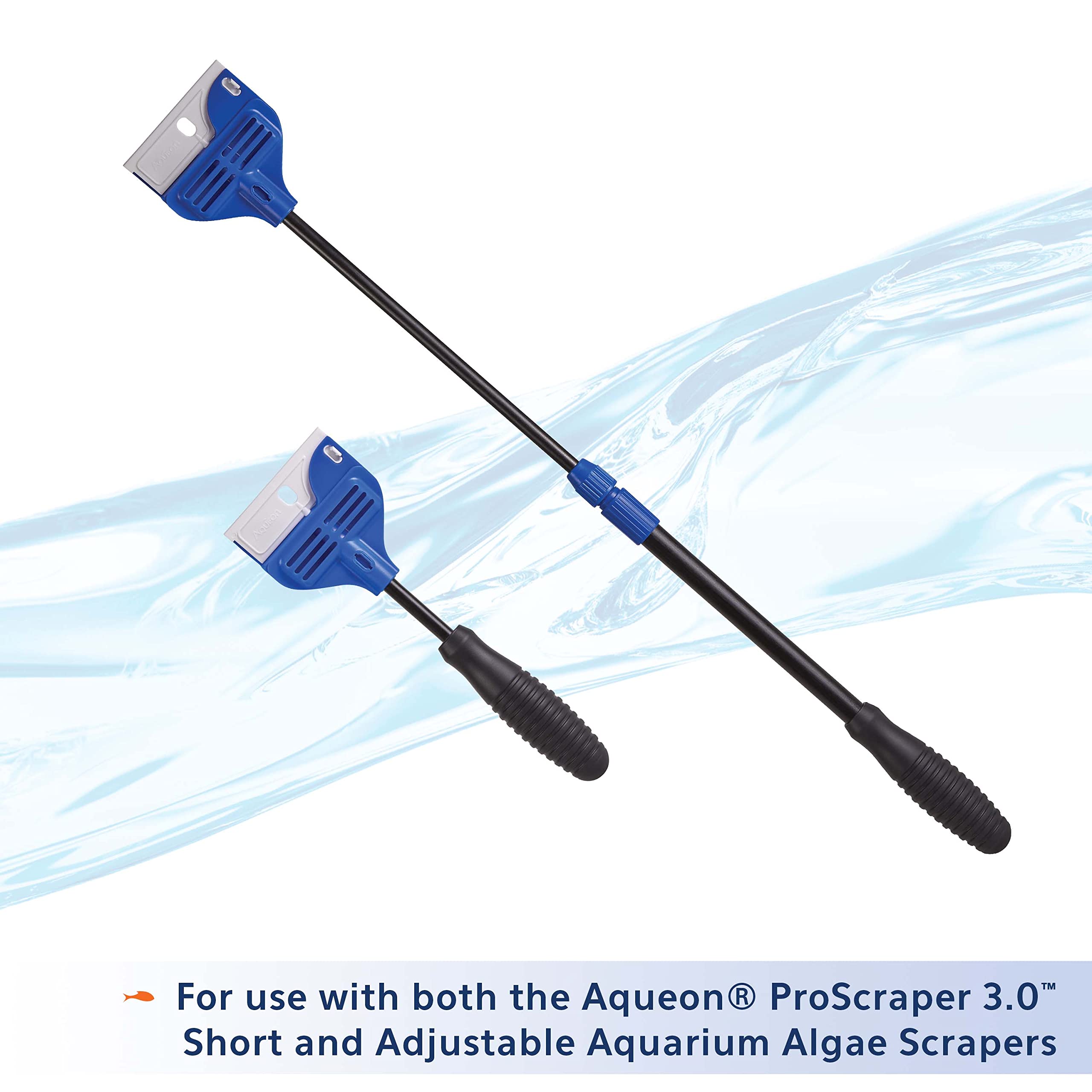 Aqueon Proscraper 3.0A Twist & Clicka Plastic Replacement Blades 3 Pack