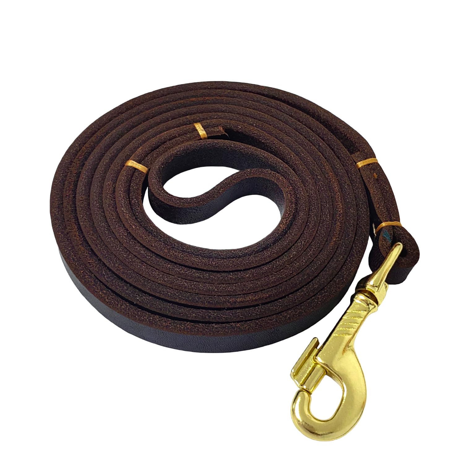 Lwbmg 4Ft Leather Dog Leash For Small Dogs,Thin Leather Pet Leash Heavy Duty Soft Real Genuine Leather Leash For Small & Medium 