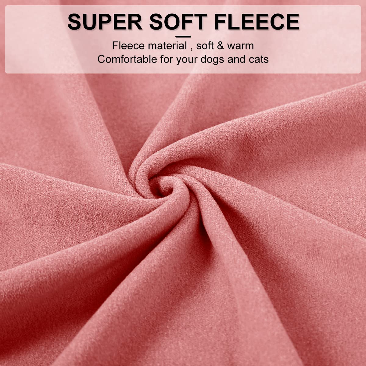 Small Dogs Fleece Dog Sweatshirt - Cold Weather Hoodies Spring Soft Vest Thickening Warm Cat Sweater Puppy Clothes Sweater Winter Sweatshirt Pet Pajamas For Small Dog Cat Puppy (Small, Red)