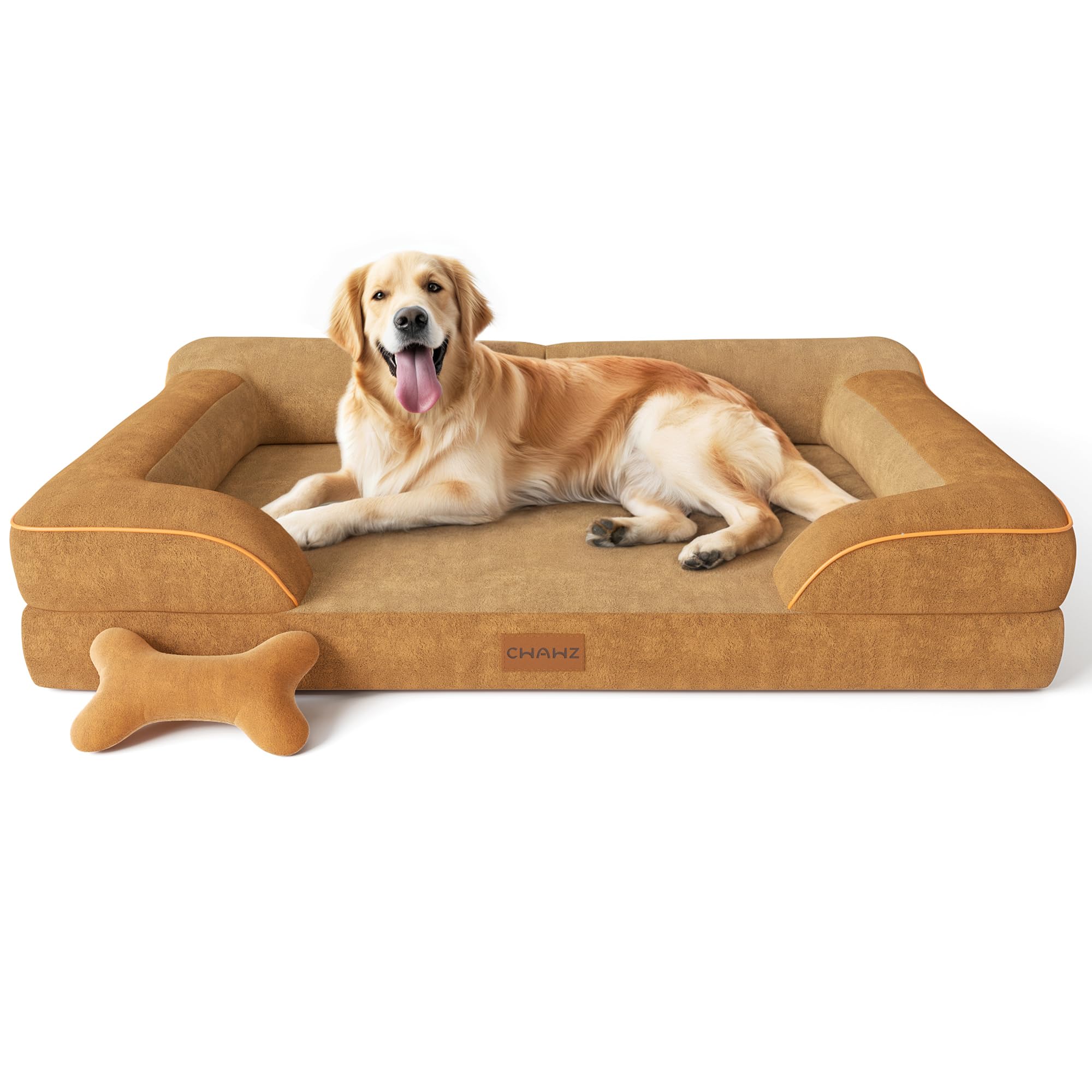 Cwawz Extra Large Dog Bed, Orthopedic Dog Beds With Cooling Gel Memory Foam, Waterproof Xl Pet Bed With Removable Washable Cover