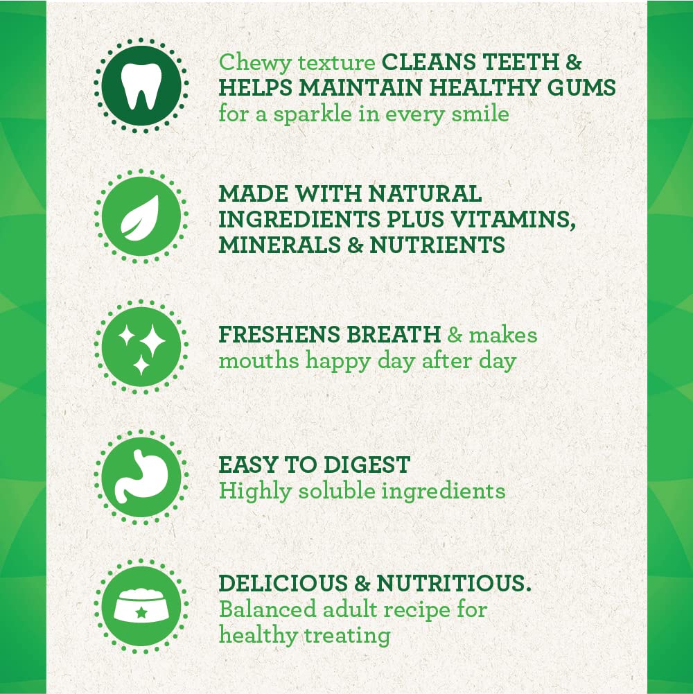 Greenies Original Teenie Dental Dog Treats, (4) 65 ct Packs (260 Treats)