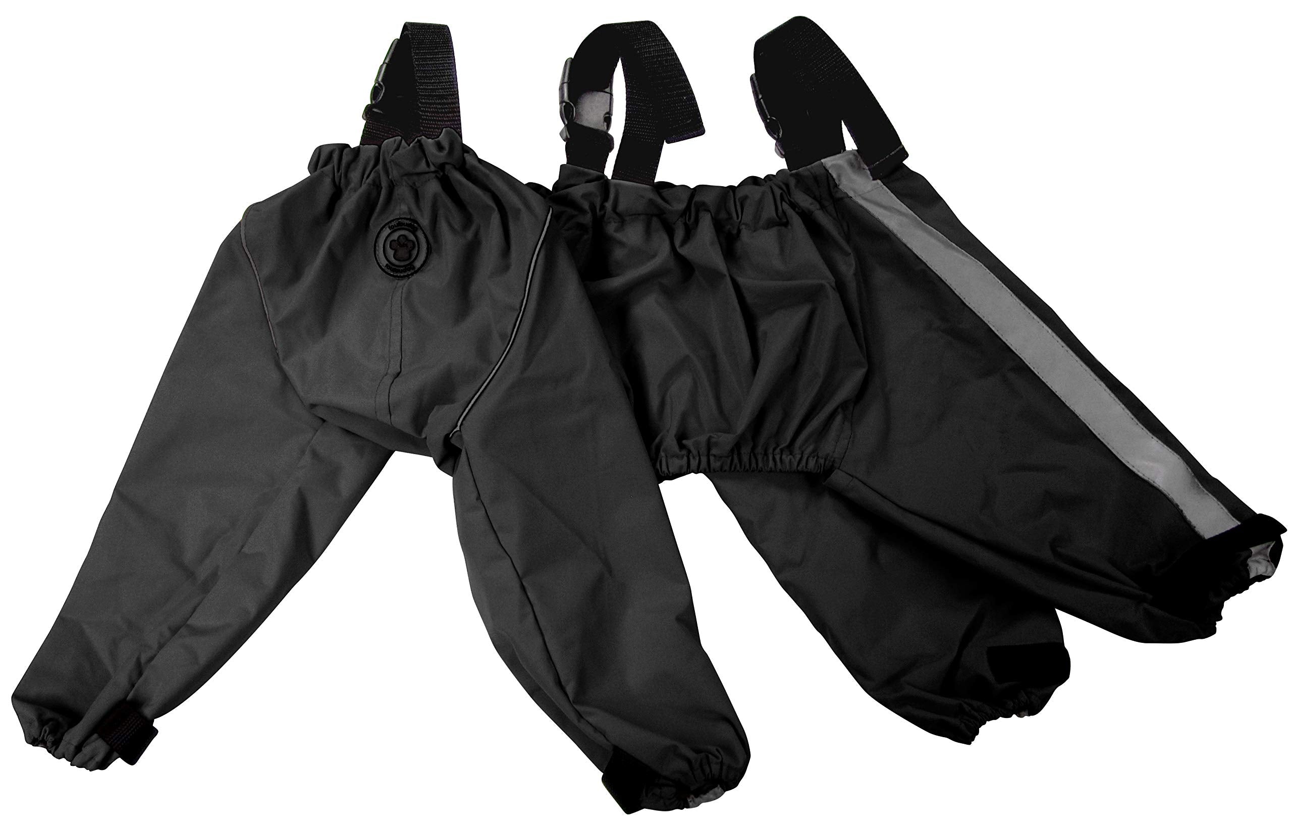 Foufou Dog 62565 Bodyguard Protective All-Weather Dog Pants, X-Large, Black