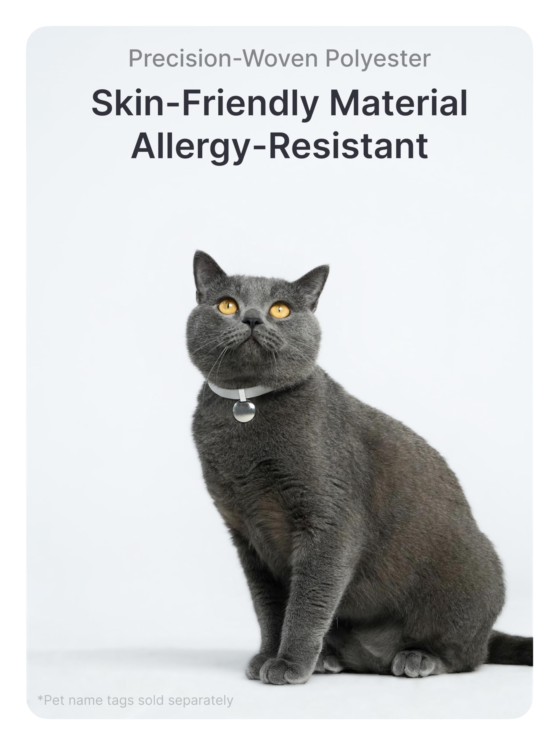 Buddyarmor Safety Cat Collar - U.S. Ida Gold Awarding Design, Stretch Elastic Quick Release, Non Breakaway - Light Weight For Kitten, Neck Fit 5.9'-11.8' For All Small Large Cat,S(Monet Purple)