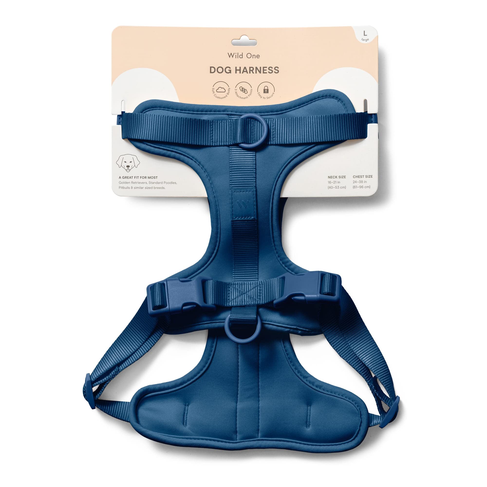 Wild One Harness 2.0 - Large - Blue