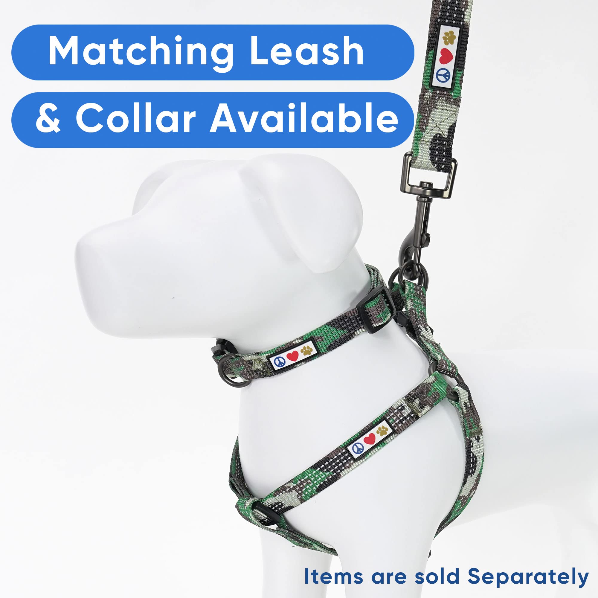 Pawtitas Reflective Step In Dog Harness Or Reflective Vest Harness, Comfort Control, Training Walking Of Your Puppy/Dog Small Do