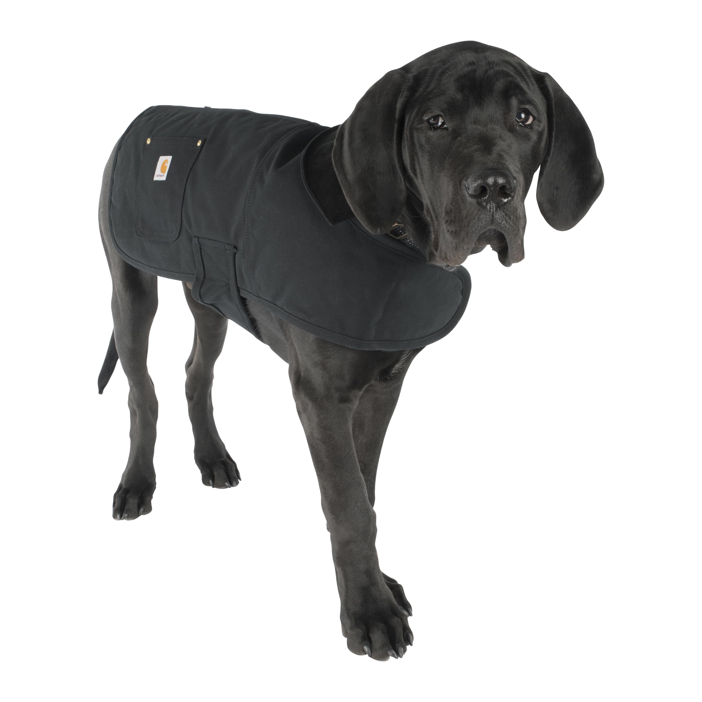 Carhartt Firm Duck Insulated Dog Chore Coat Black , Medium