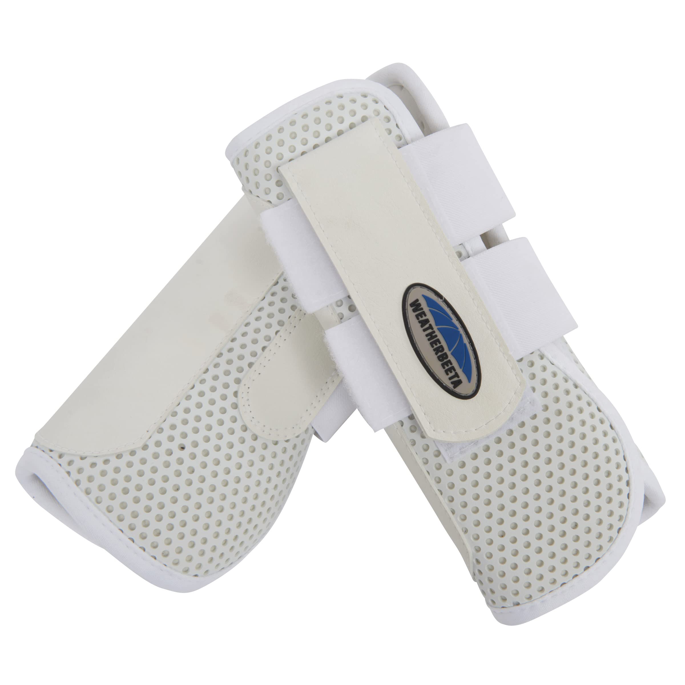 Weatherbeeta Lite Open Front Boots, White, Full