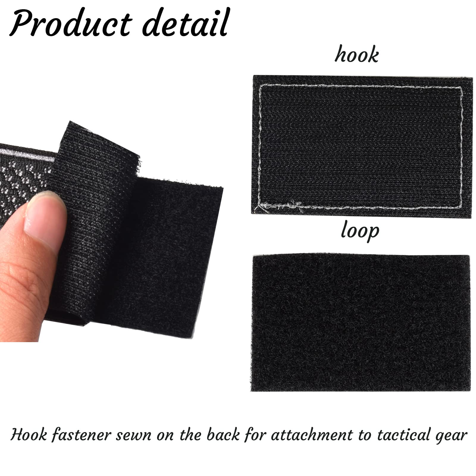 TACVEL 2 Pieces in Training Dog Patches with Hook Backing for Service Animal Vests, Harnesses