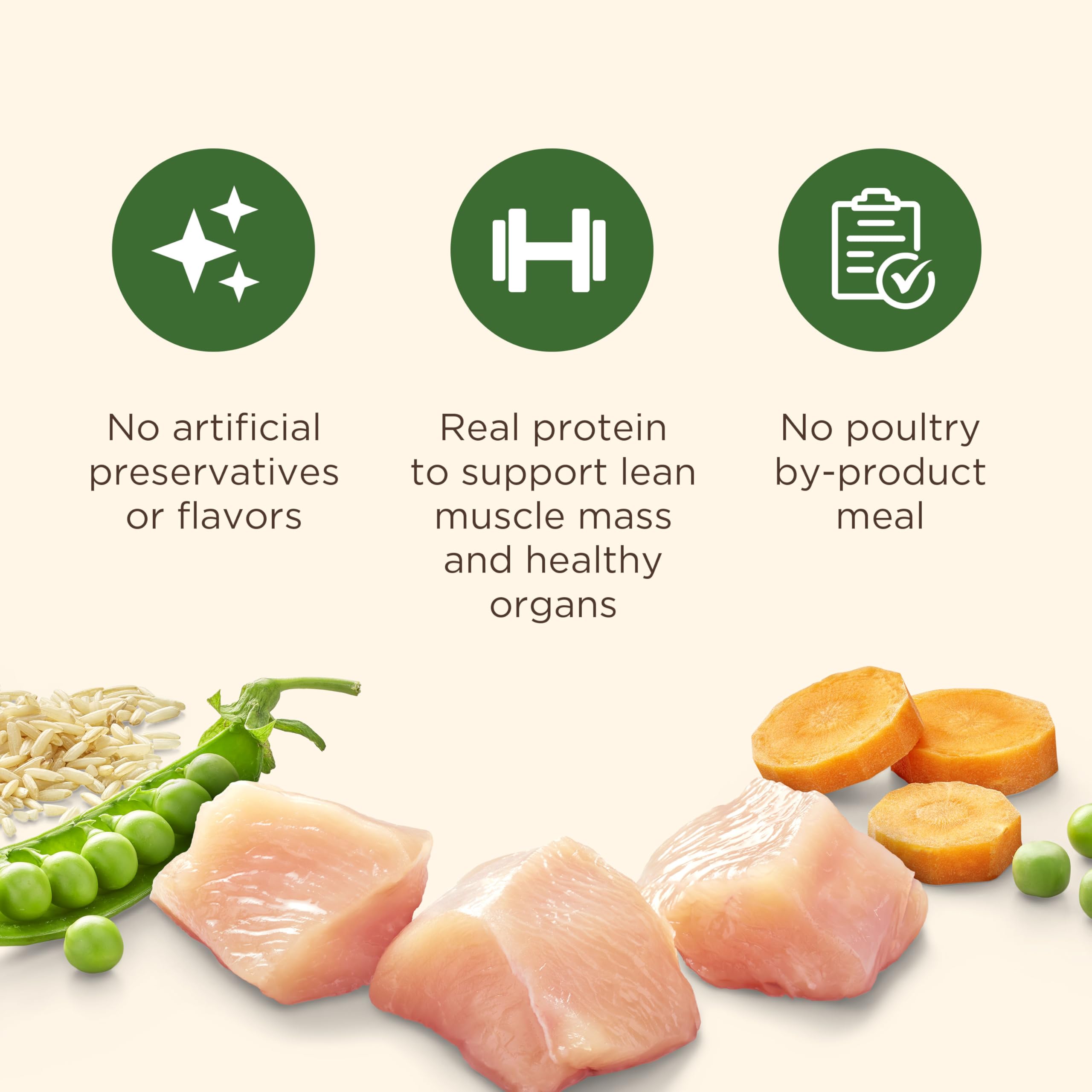 Nutrish Real Chicken & Veggies Recipe Whole Health Blend Dry Dog Food, 40 lb. Bag (Rachael Ray)