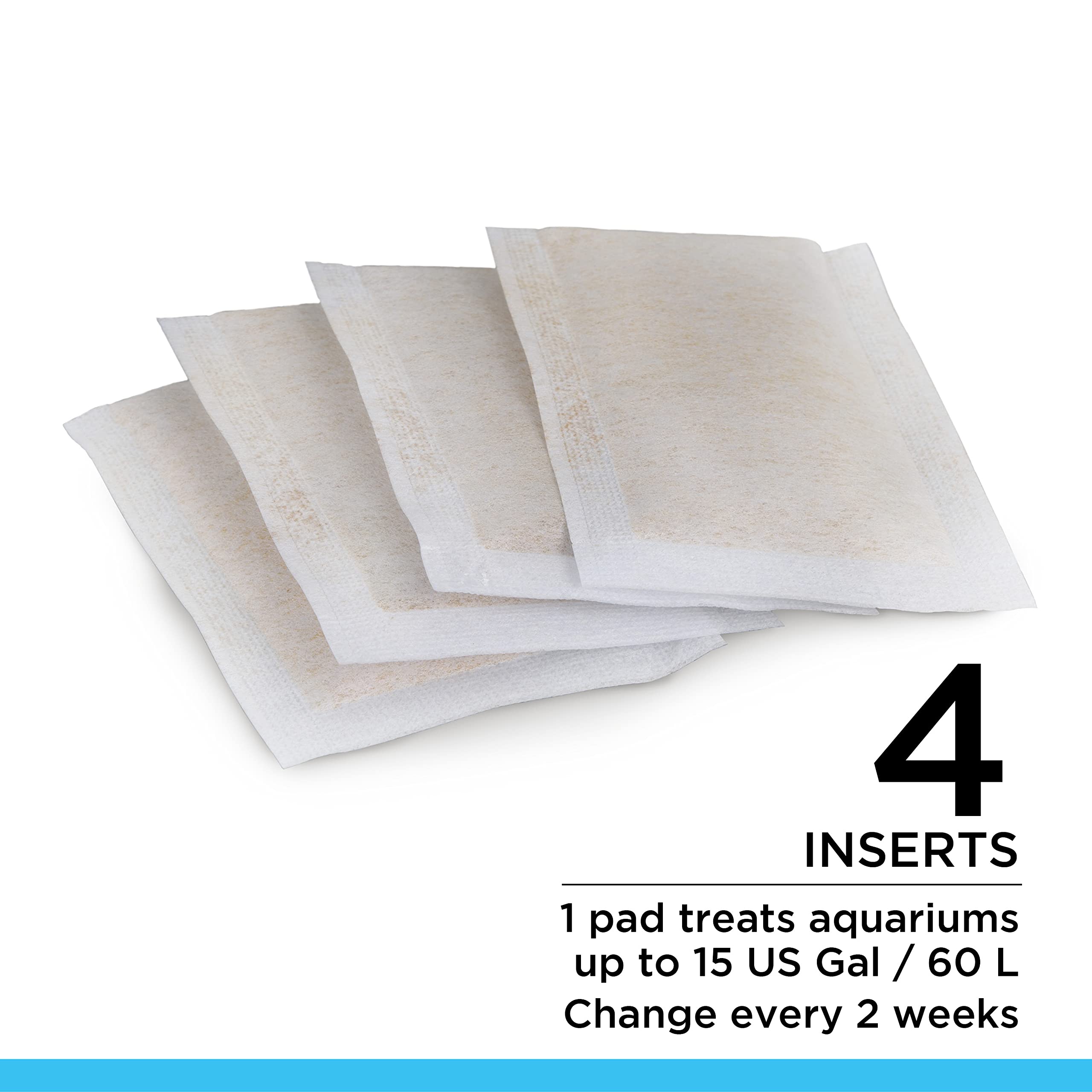 Fluval Clearx Filter Media Insert, Replacement Aquarium Filter Media, 4-Pack, A1336