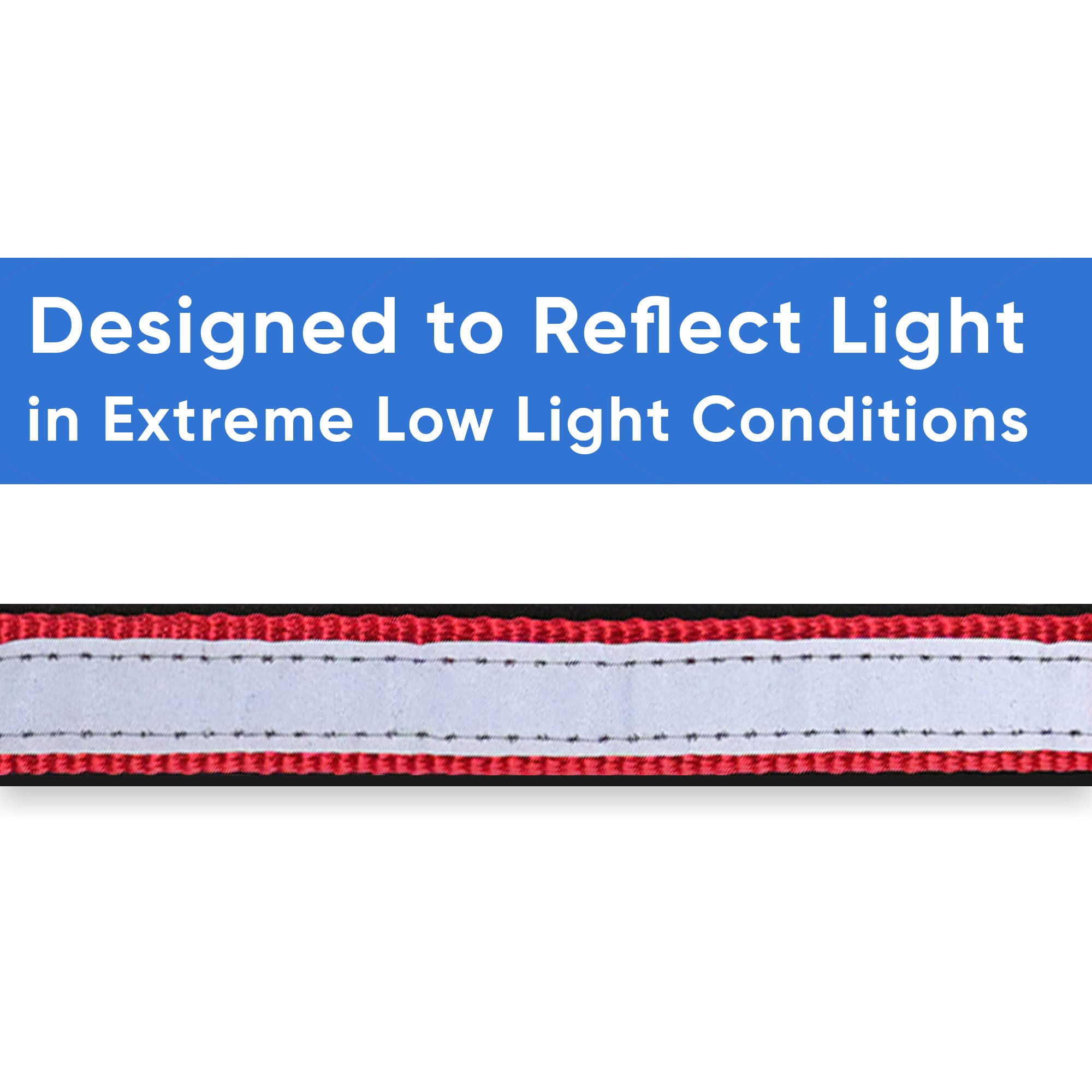 Pawtitas Lumberjack Padded Martingale Collar For Dogs | Soft Neoprene Dog Collar For Your Pet'S Comfort Made With Reflective Band For Maximum Visibility | Fits Small And Large Pets - Xs Red