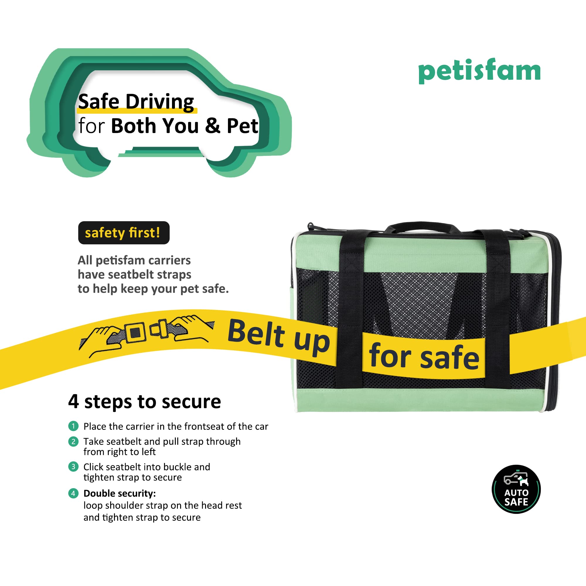Top Load Pet Carrier For Large, Medium Cats, 2 Cats And Small Dogs With Comfy Bed. Easy To Get Cat In, Escape Proof, Easy Storage, Washable, Safe And Comfortable For Vet Visit And Car Ride