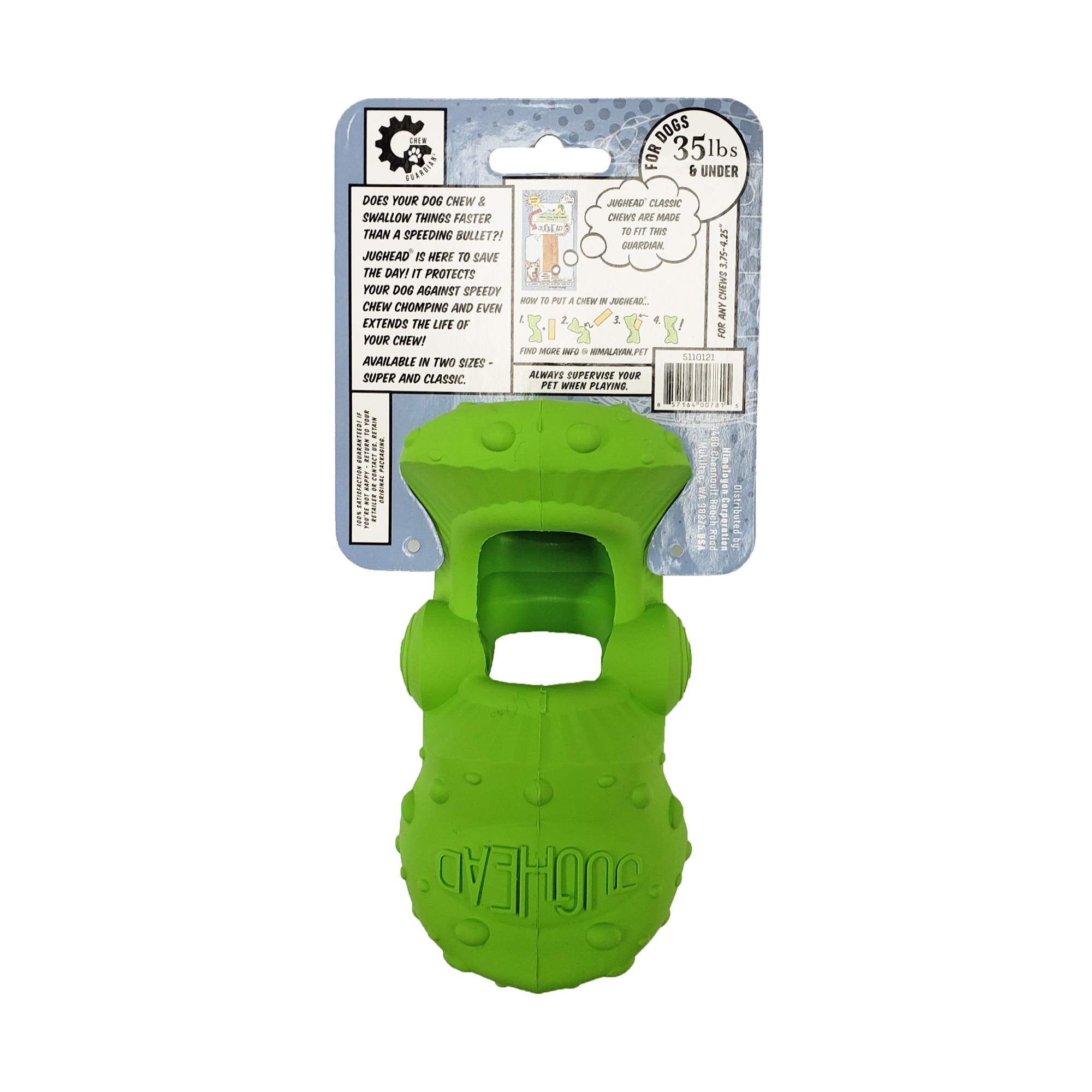 Himalayan Dog Chew Jughead Small Dog Chew Holder, Secures Chews For Dogs, Chew Smarter And Longer, Stimulate Your Dog, Holds Yak Chews, 1 Dog Toy
